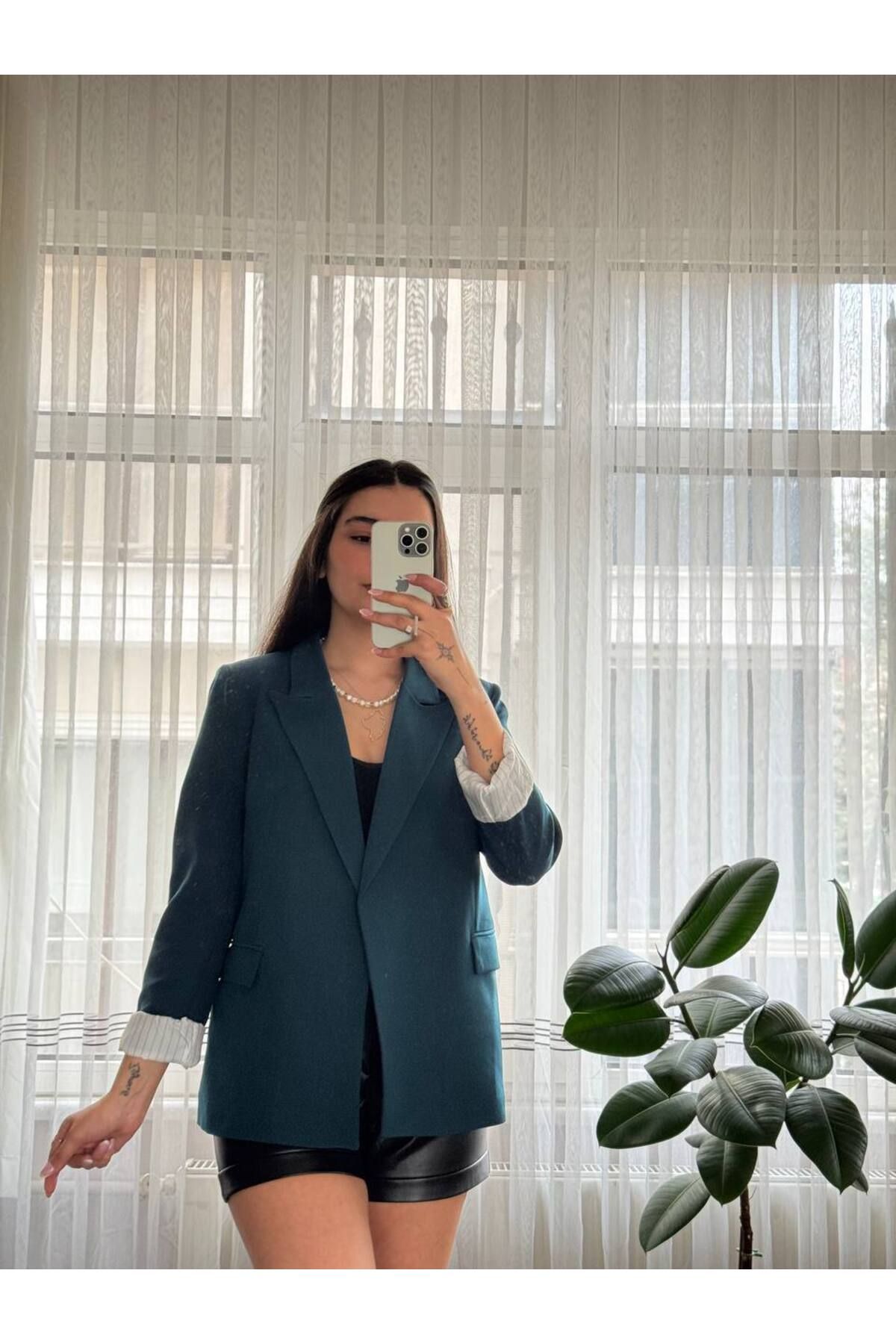 AYSİİ ASTARLİ BLAZER CEKET
