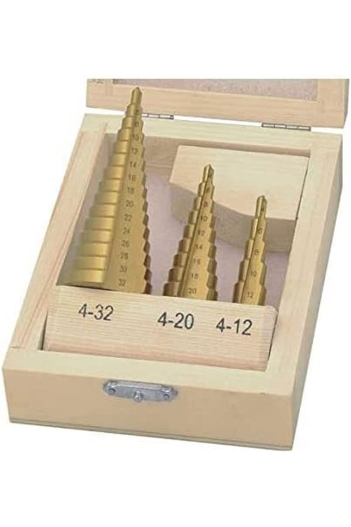 Mu Art Ahşap Mrt W 3500, Kademeli Sac Delme Seti (3 Parça), Pirinç Art 871301