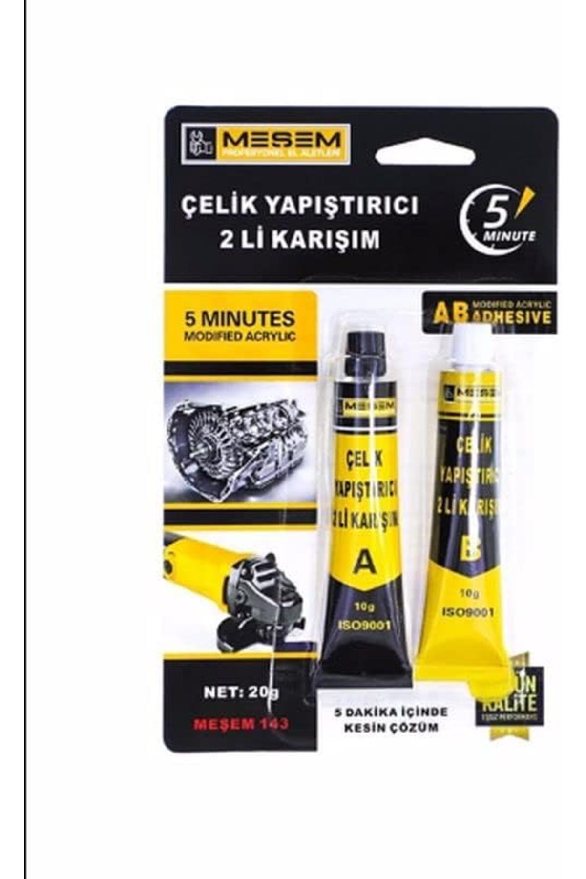 Mu Art Ahşap Mrt Çelik Yapıştırıcı 2’li Karışım 20 GR Art 871301