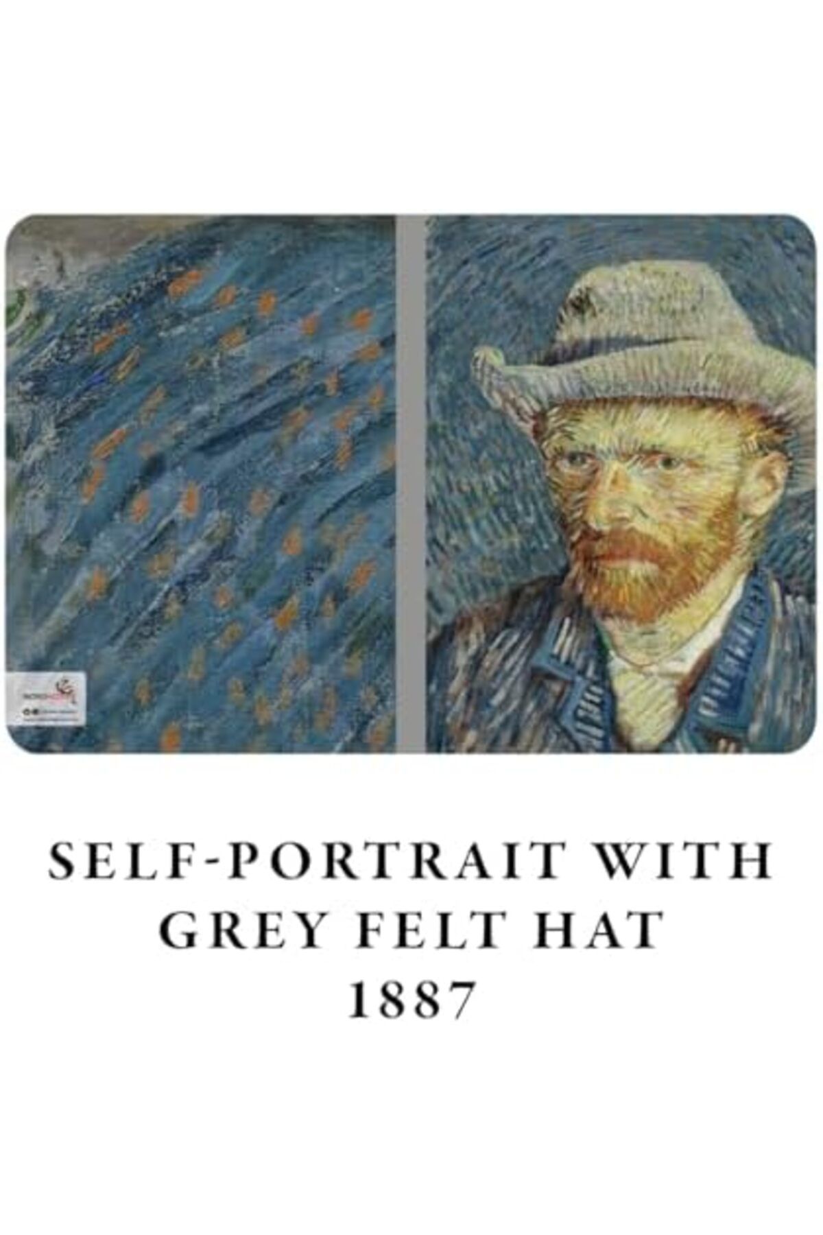 LUXE-Self-Portrait Series I - A6, Van Gogh 4-Notebook Set Iv, Unlined, Total 192 Pages, Each 4 3
