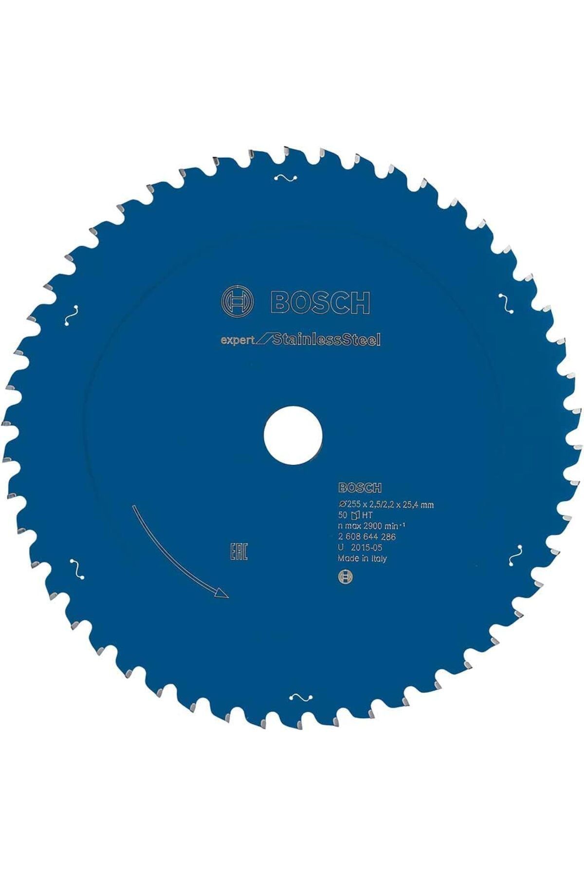 STOREMAX ELZ dairesel testere bıçağı Expert Stainless Steel, 255 x 25,4 X 2,5 mm, diş sayısı 50 için,