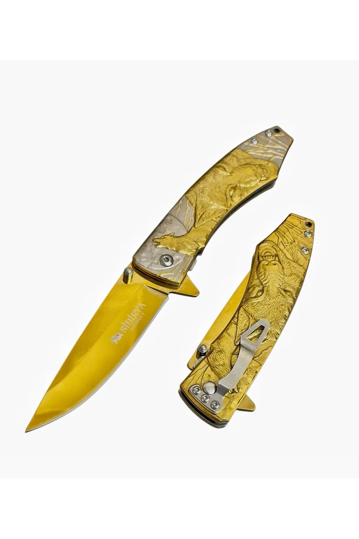 WeKnife Model Kurt Kabartmalı Paslanmaz Çakı