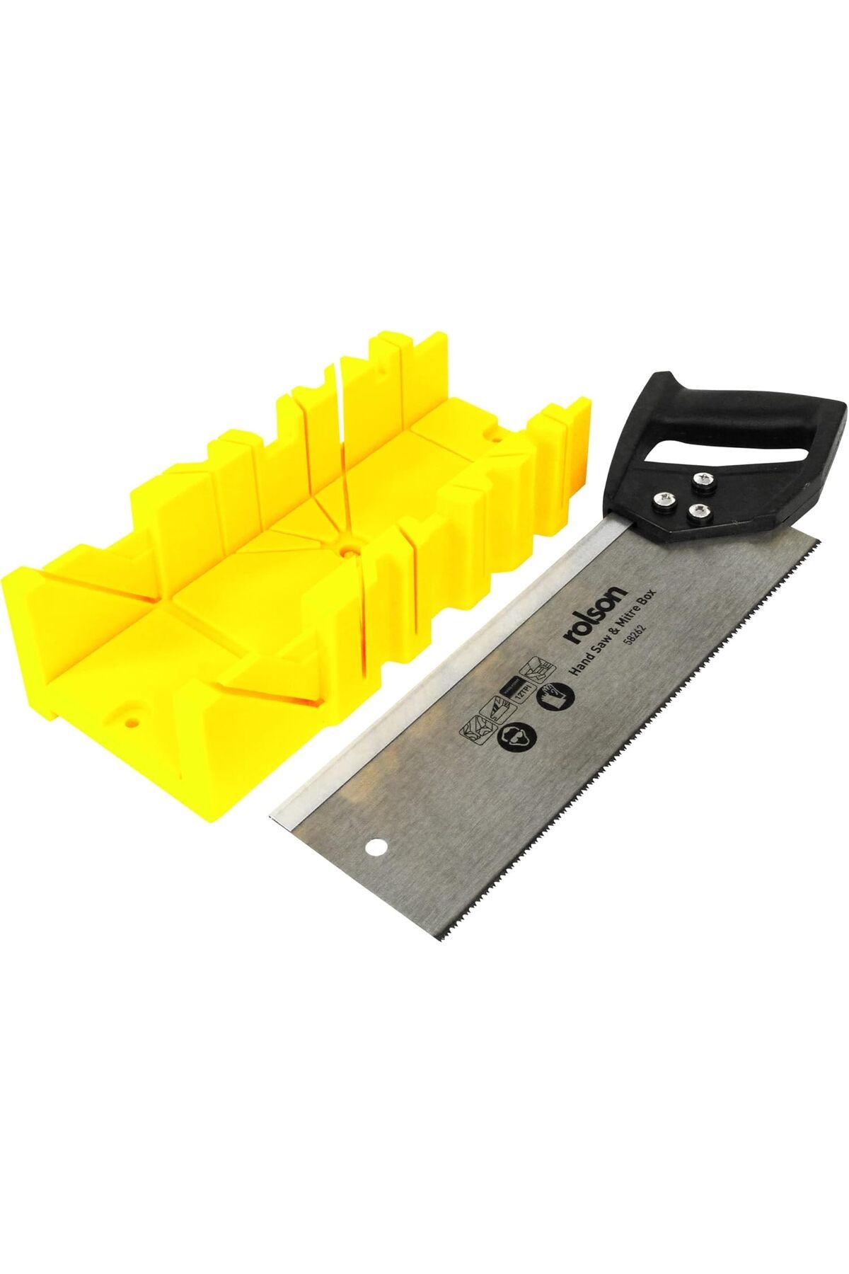 STOREMAX ELZ 58262 Tenon Saw & Plastic Mitre Box , Black FRNTR 1127478