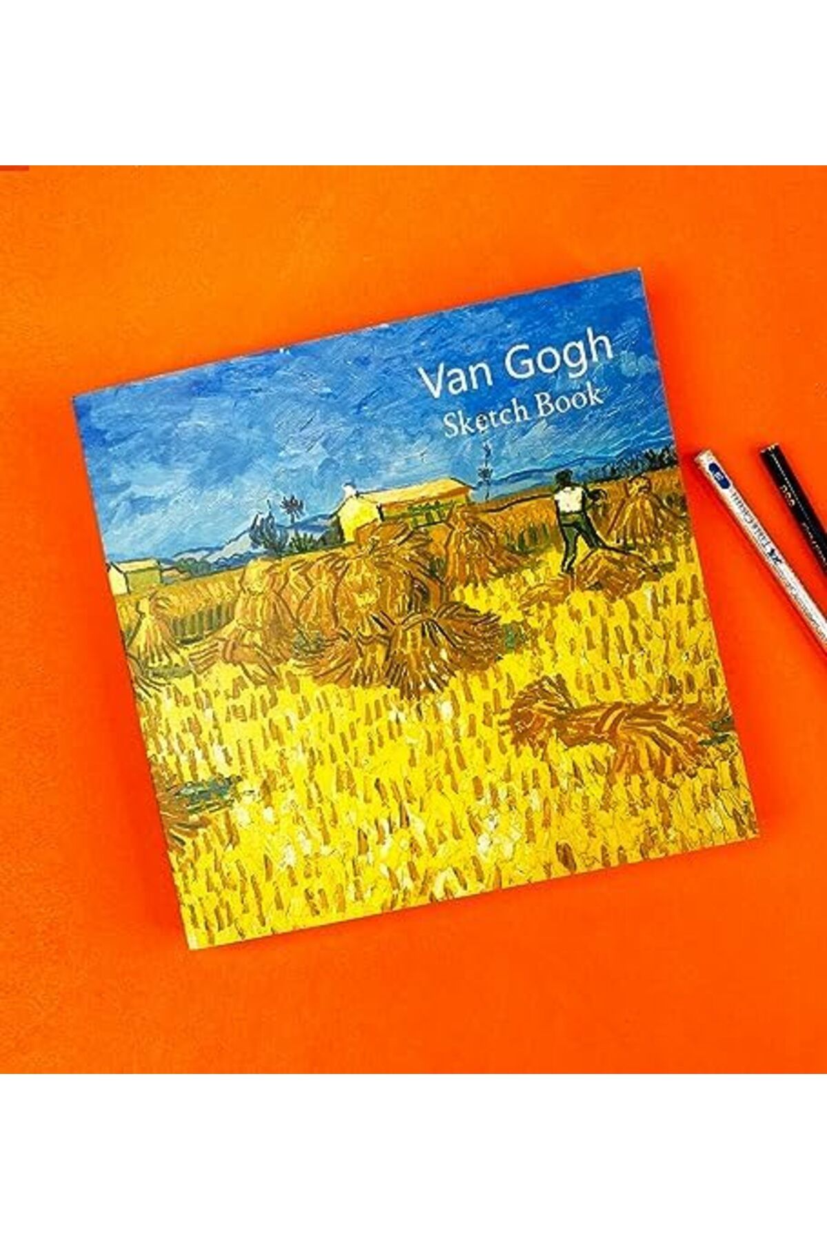 LUXE-Gogh the Reaper in a Wheat Field Designed Sketch Book Lxshp 1055529 2