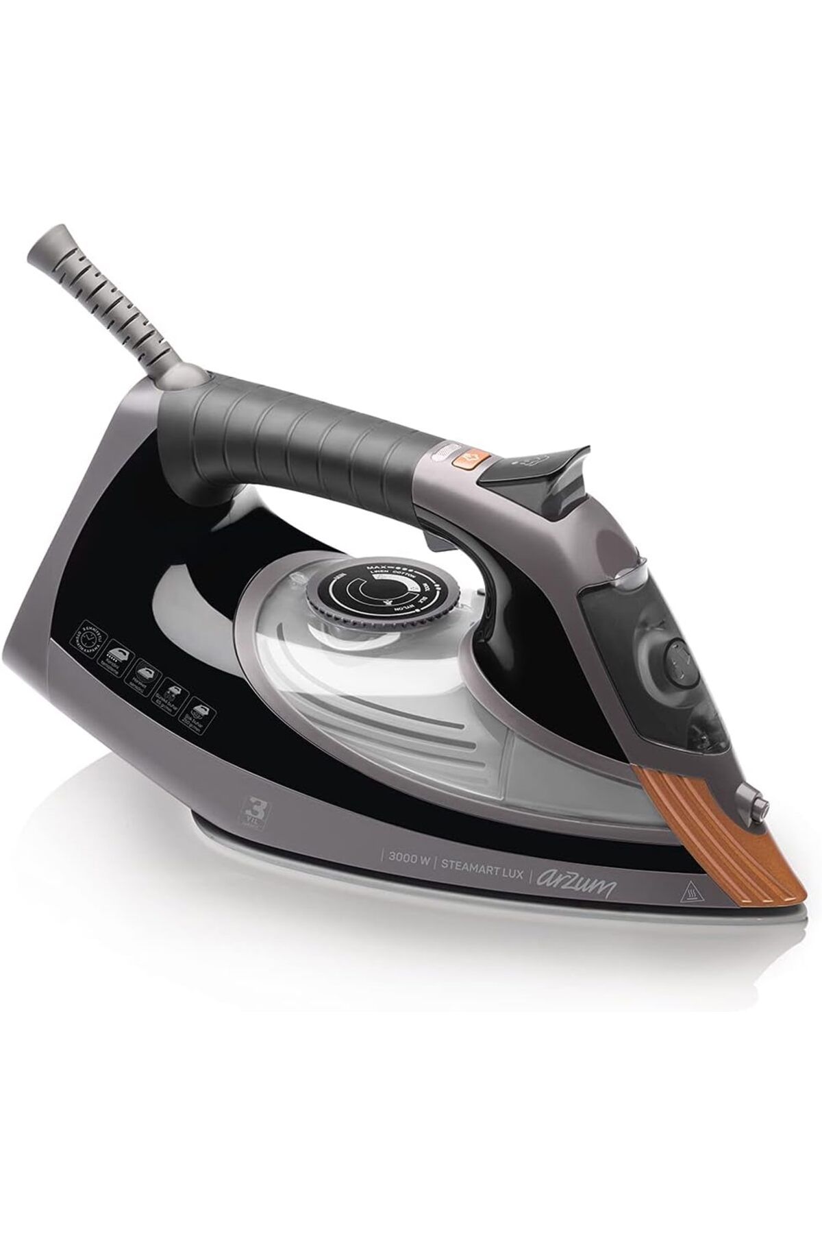 STOREMAX Rom AR693 Steamart Lux Buharlı Ütü - Siyah Romshp 1067323