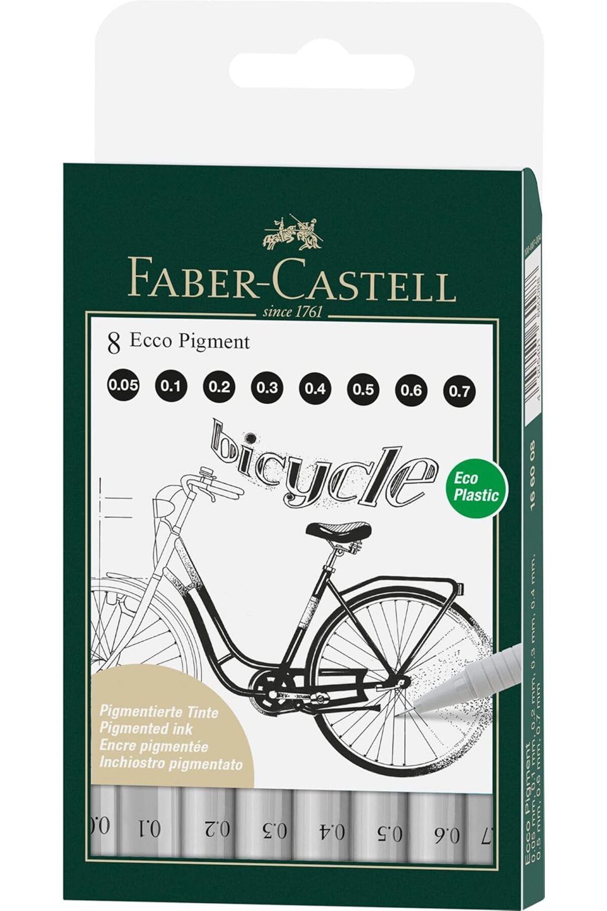 STOREMAX SRT Fineliner Ecco Pigment, 8'li Kutu, Siyah, Farklı Renklerde, Tek Beden FxYM 1126906