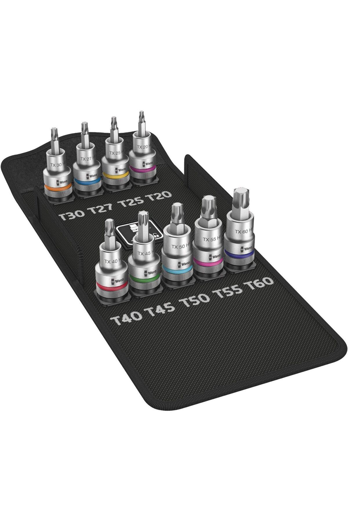 LUXE 05004202001 8767 C HF Uç Seti, 1 Zyklop Uç Seti Torx, Tutma Fonksiyonlu, 60 mm, 9 Adet LXSHP 1055