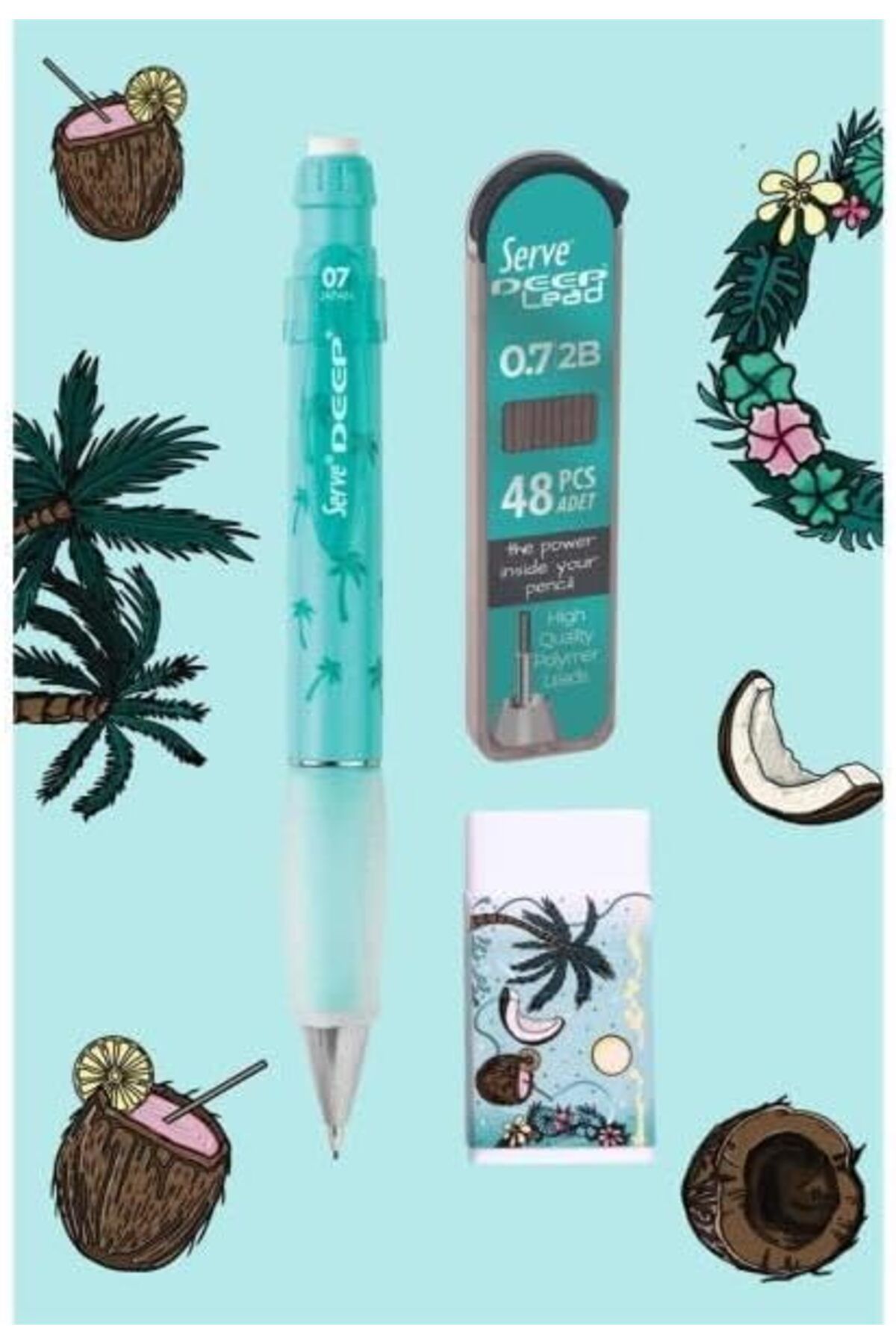 Mu Art Ahşap-Mrt Notebook Set - Patterned Mint Green in Special Box Art 871301 2