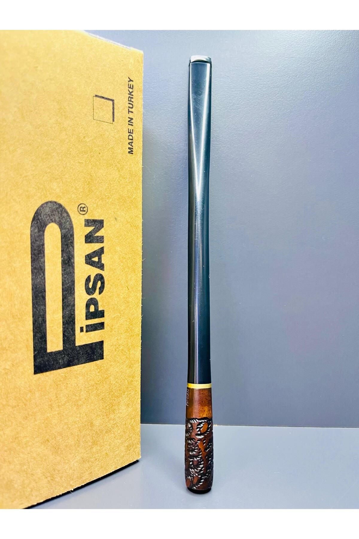 Pipsan Hakiki Gül Ağacı Uzun Model 7,5 mm(Kalın) Sigara Ağızlığı