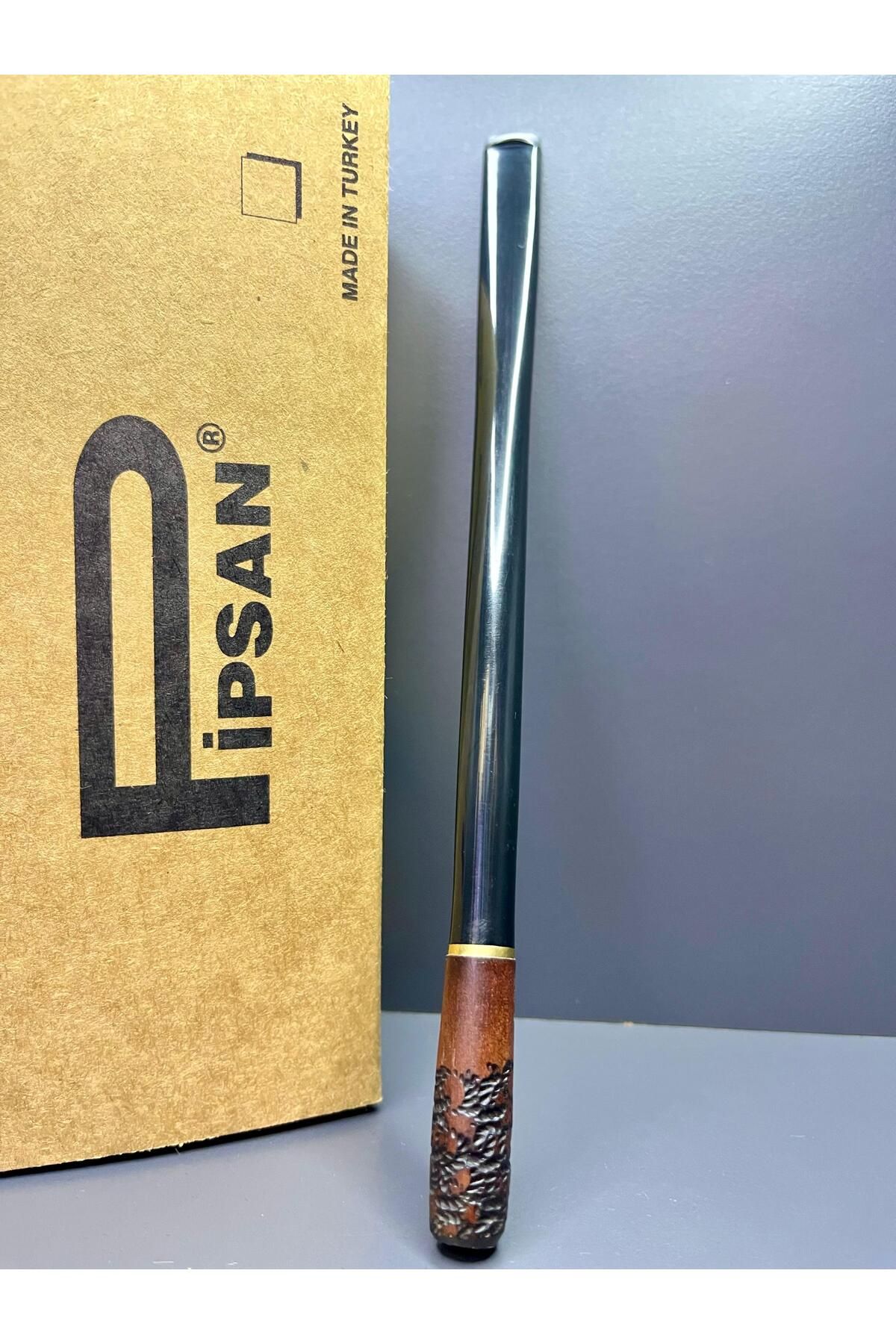 Pipsan Hakiki Gül Ağacı Uzun Model 7 mm(Slender) Sigara Ağızlığı