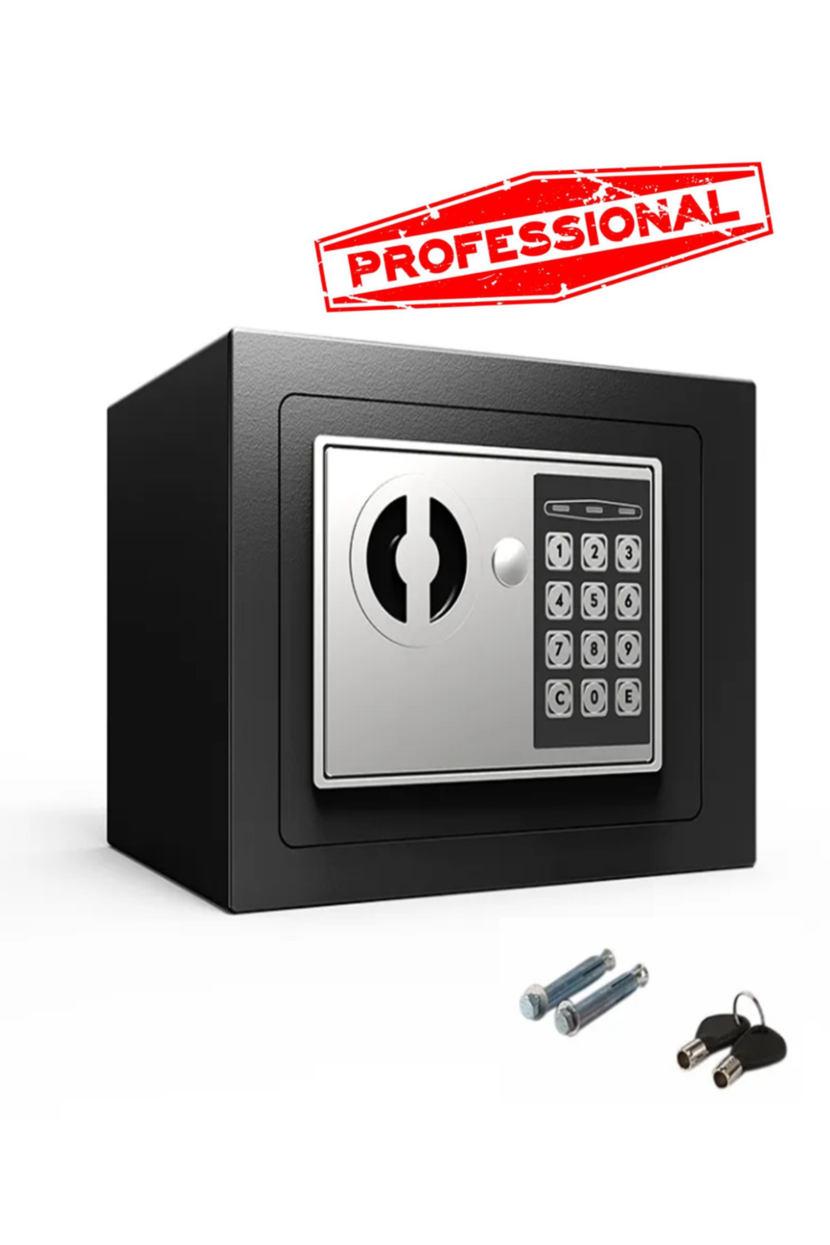 Pro Electronic Encrypted Money Safe Steel And Hotel Safe 3 Mm Assembly Equipment Steel Safe