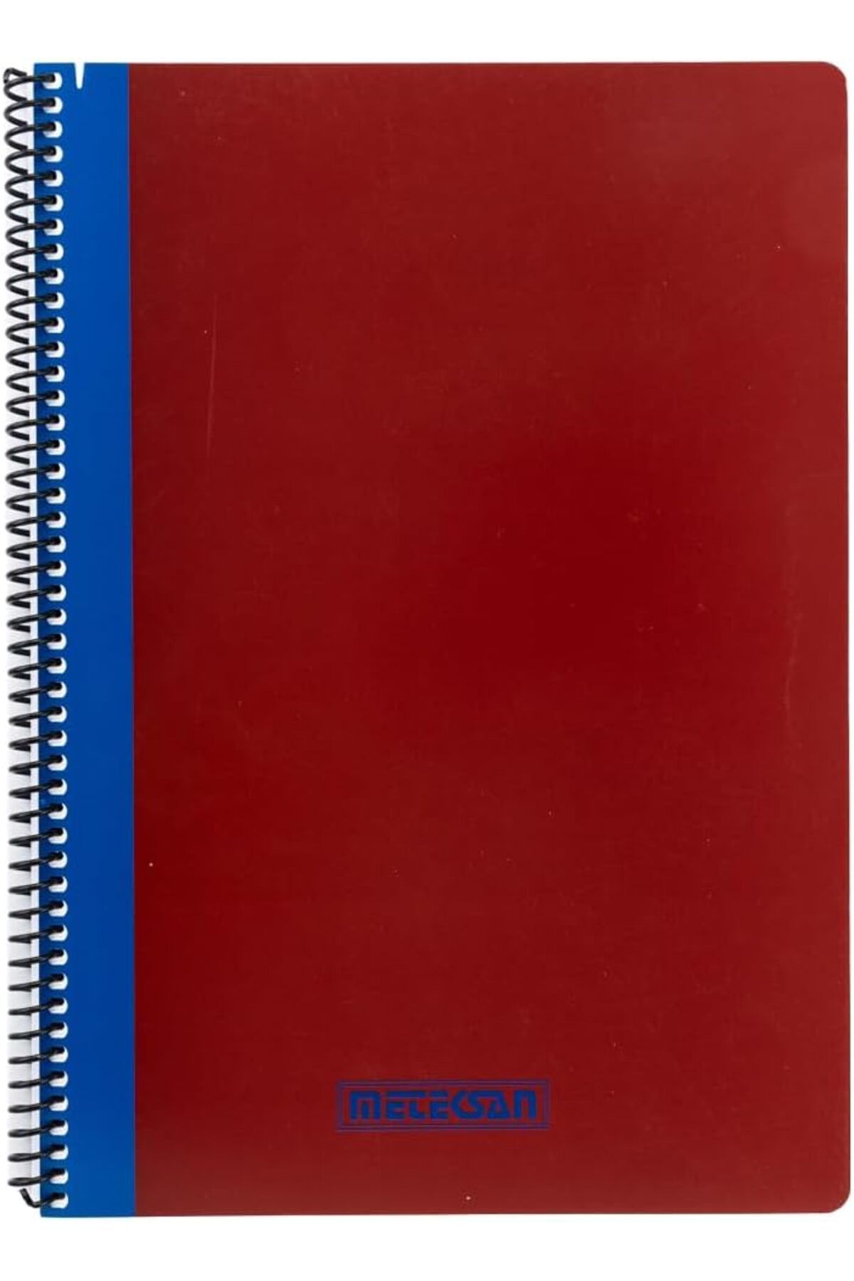 STOREMAX ELZ Pruva Ofis Serisi, A4 120 Yaprak Kareli Karton Kapaklı Pet Spiralli Defter, Kırmızı FRNTR 11