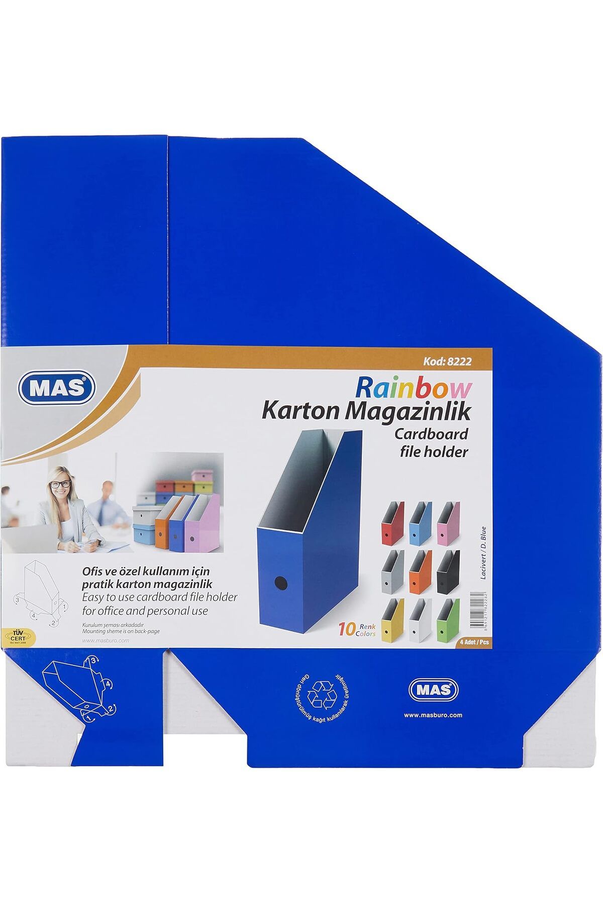 STOREMAX SRT Karton Magazinlik, Lacivert FxYM 1126906