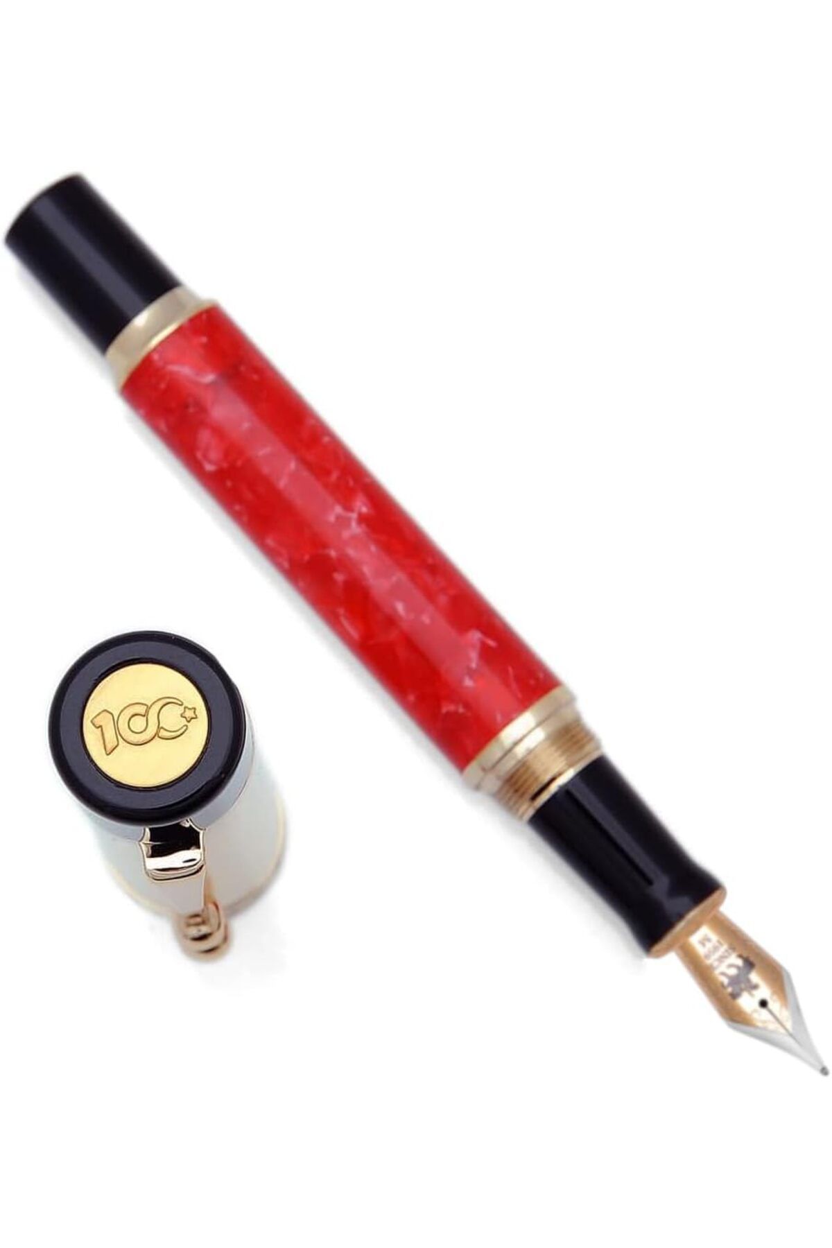 STOREMAX ELZ Geneve Suisse - Altın Kaplama Uçlu Lüks Pen of Türkiye - 100. yıl Limited Edition Tükenmez