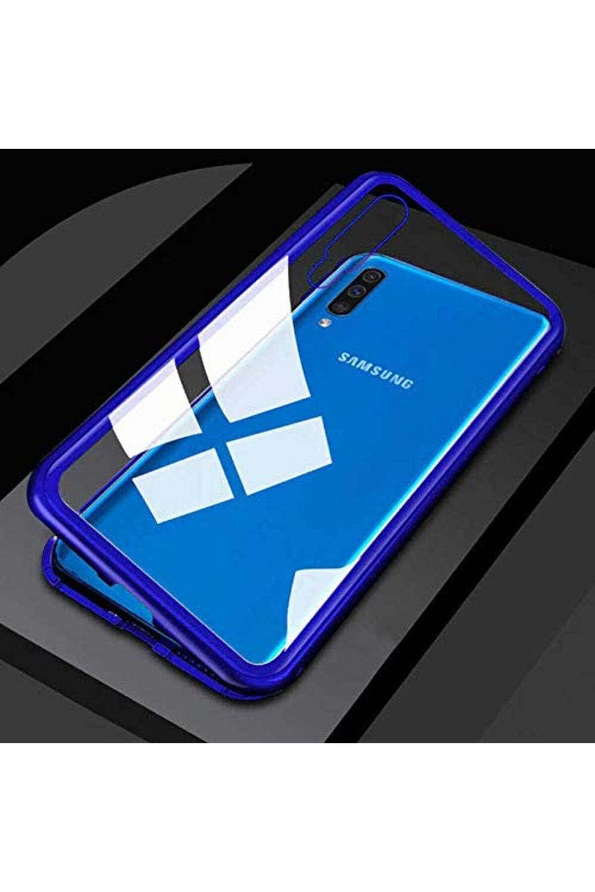 STOREMAX ELZ Galaxy M30 ile uyumlu Devrim Mavi Cep Telefonu Kılıfı FRNTR 1127478
