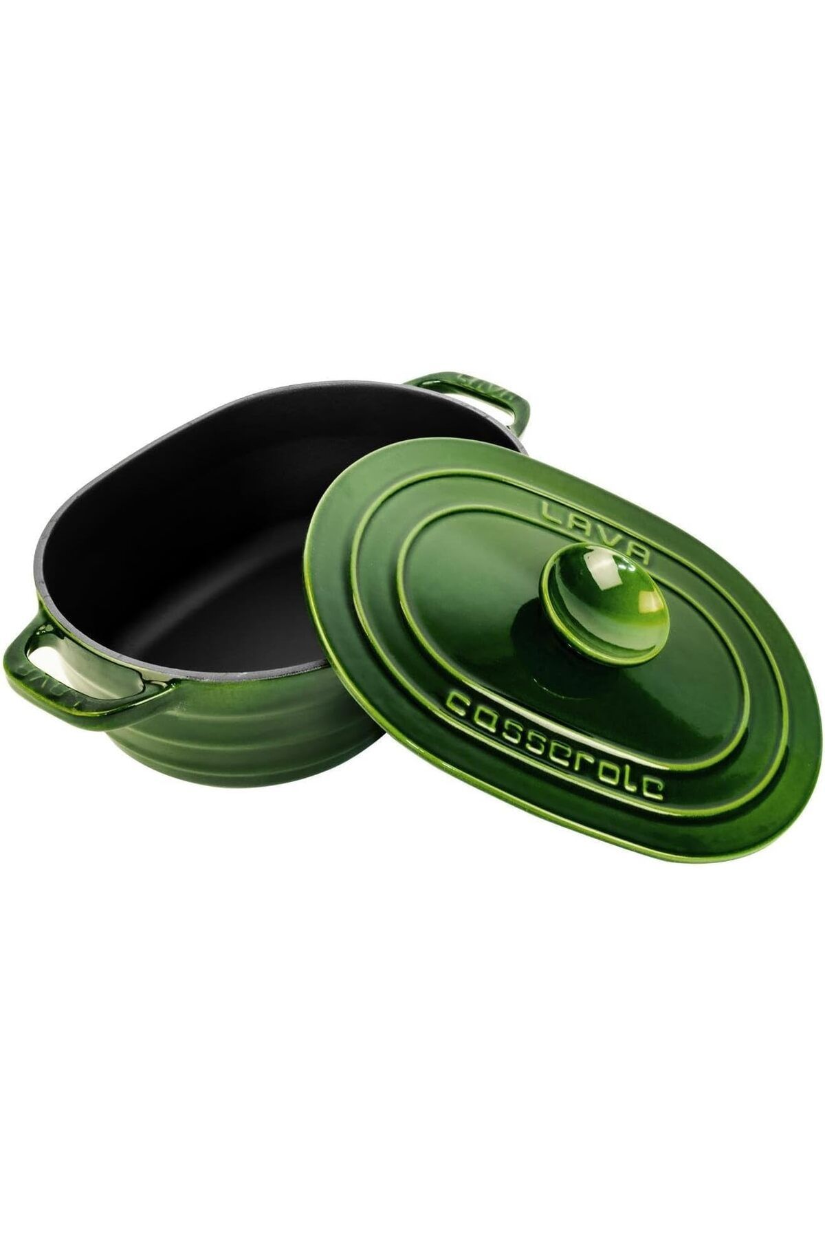LUXE Döküm Oval Tencere Döküm Demir Kapak Experience Majolik Serisi Ölçü 24x33cm. LXSHP 1055529