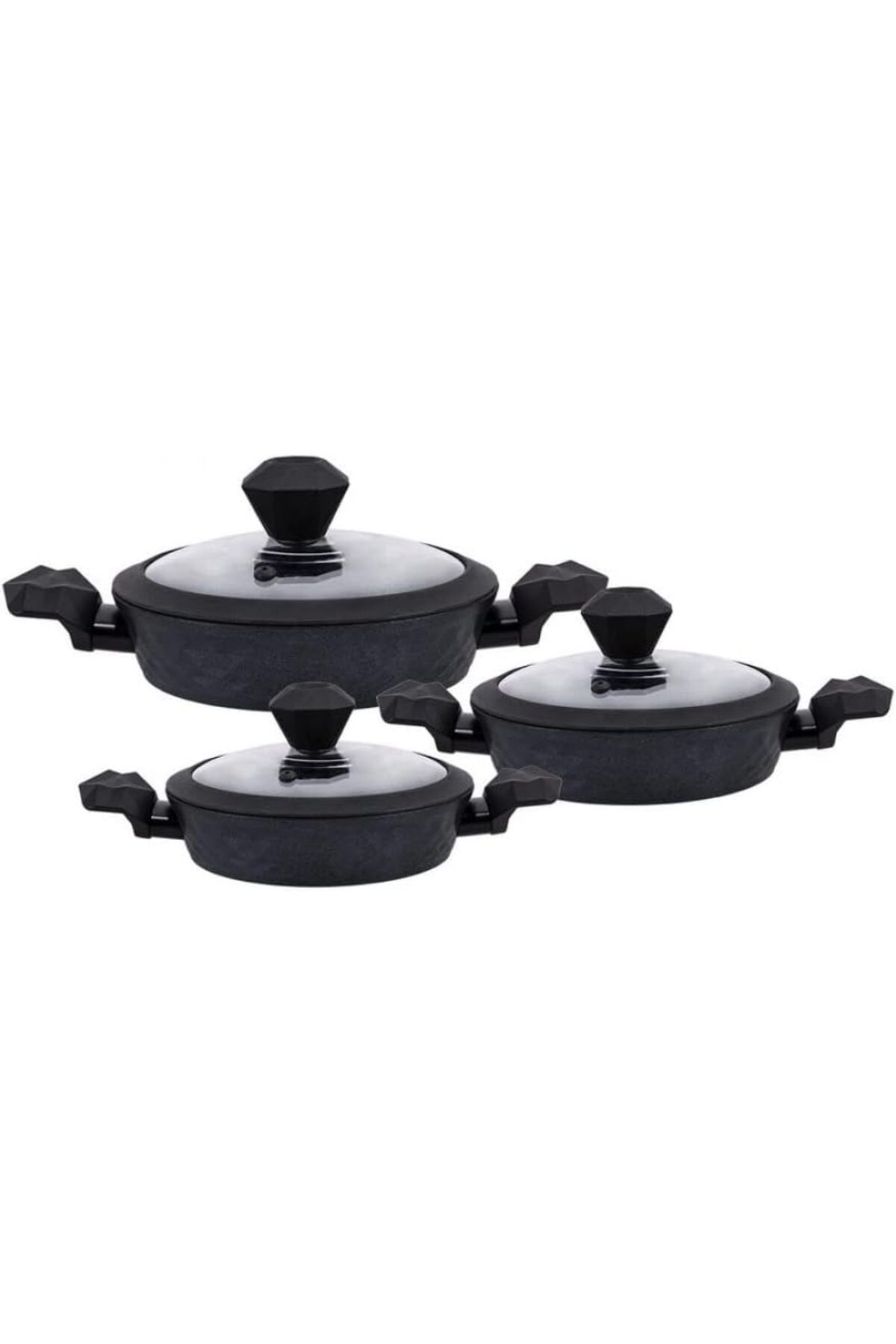 LUXE 153.03.08.0211 Bıo Dıamond Antıbakterıyel Kulp 6 Prc Sahan Set Induk LXSHP 1055529