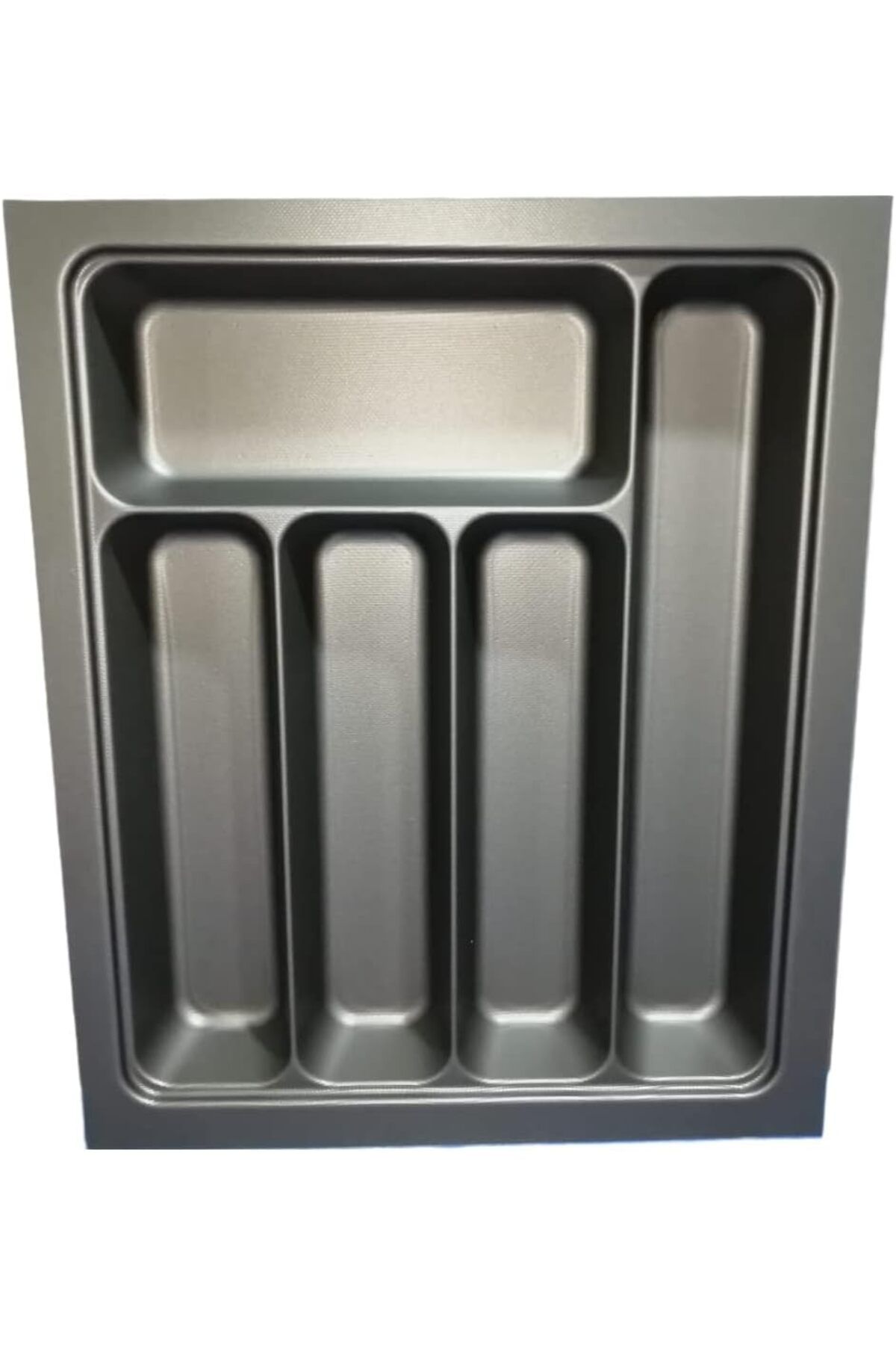 LUXE Çekmece Içi Antrasit Kaşıklık Maket Bıçağı Hediyeli (26,5x32,5 Cm'e Kadar Kesilebilir) LXS