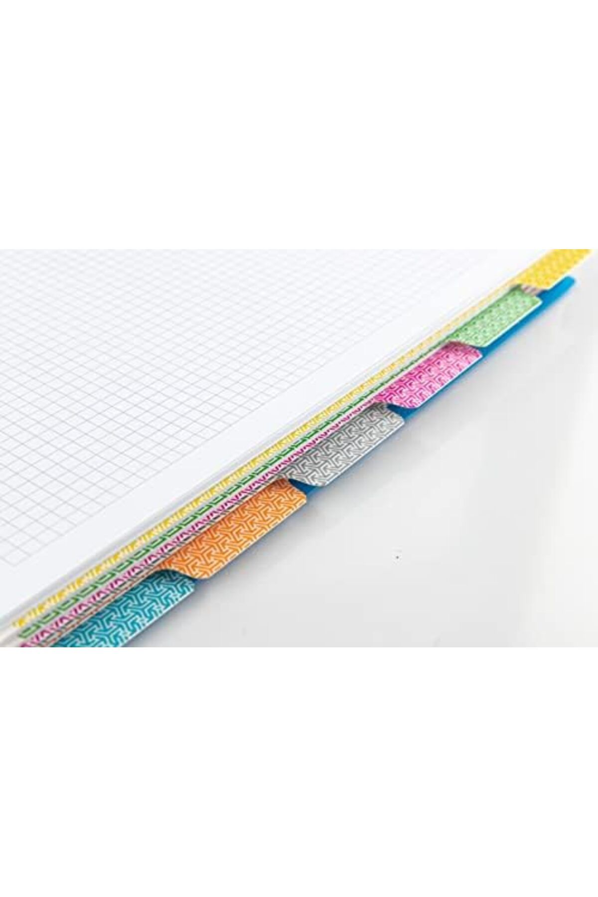 STOREMAX-Sbl Capricorn Neon Series، مقاس A4، 6 موضوعات (3 مربعات، 3 خطوط) 180 ورقة بغلاف من البولي بروبيلين دفتر ملاحظات حلزوني 3
