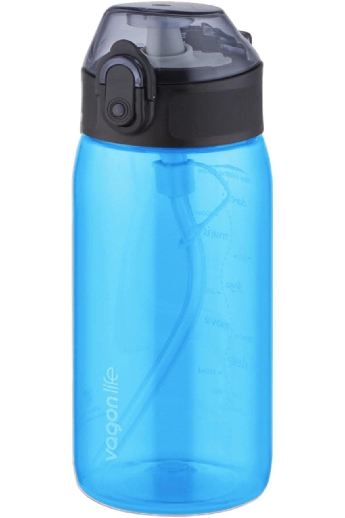 Mu Art Ahşap Mrt -Uzspace tarafından üretilmiştir- Pipetli (ISIRILAMAZ) 450 ml Tritan Su Matarası Art 871301