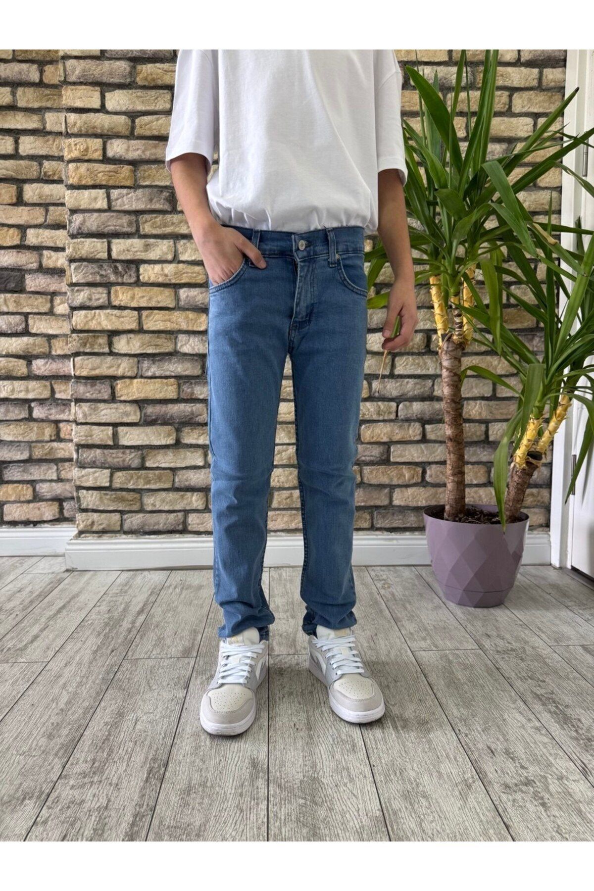 Erkek Çocuk Garson Denim Kot Pantolon