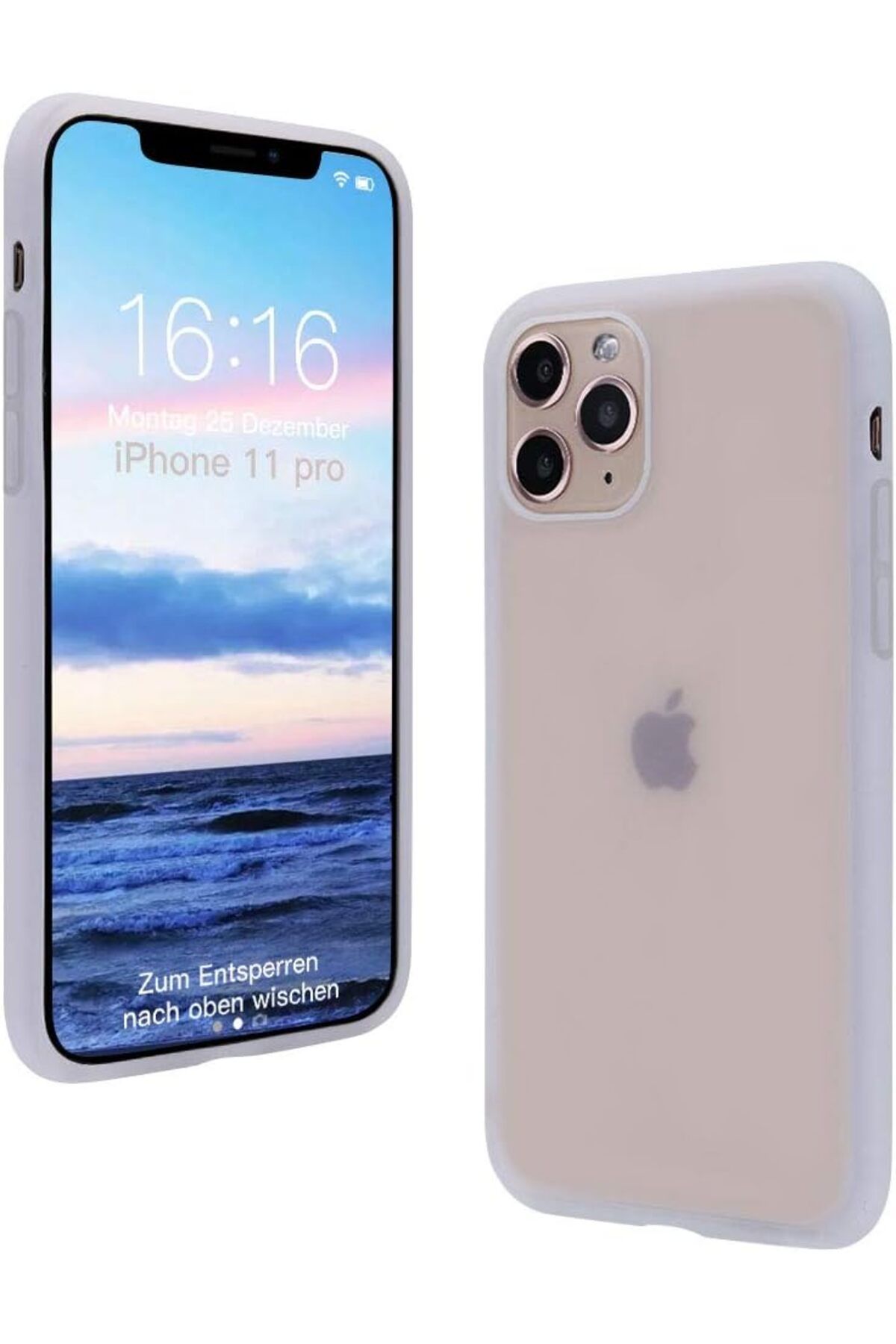 Mu Art Ahşap Mrt iPhone 11 Pro için kılıf, ultra ince silikon kılıf, şeffaf cep telefonu kılıfı, çizilm