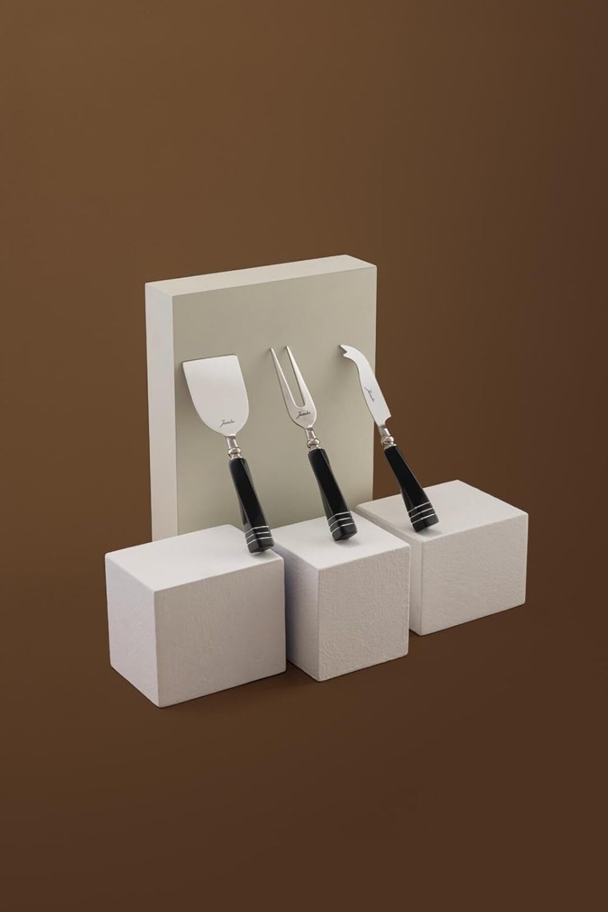 STOREMAX Sbl Nero 3'lü Peynir Servis Seti SBLShp 1064356