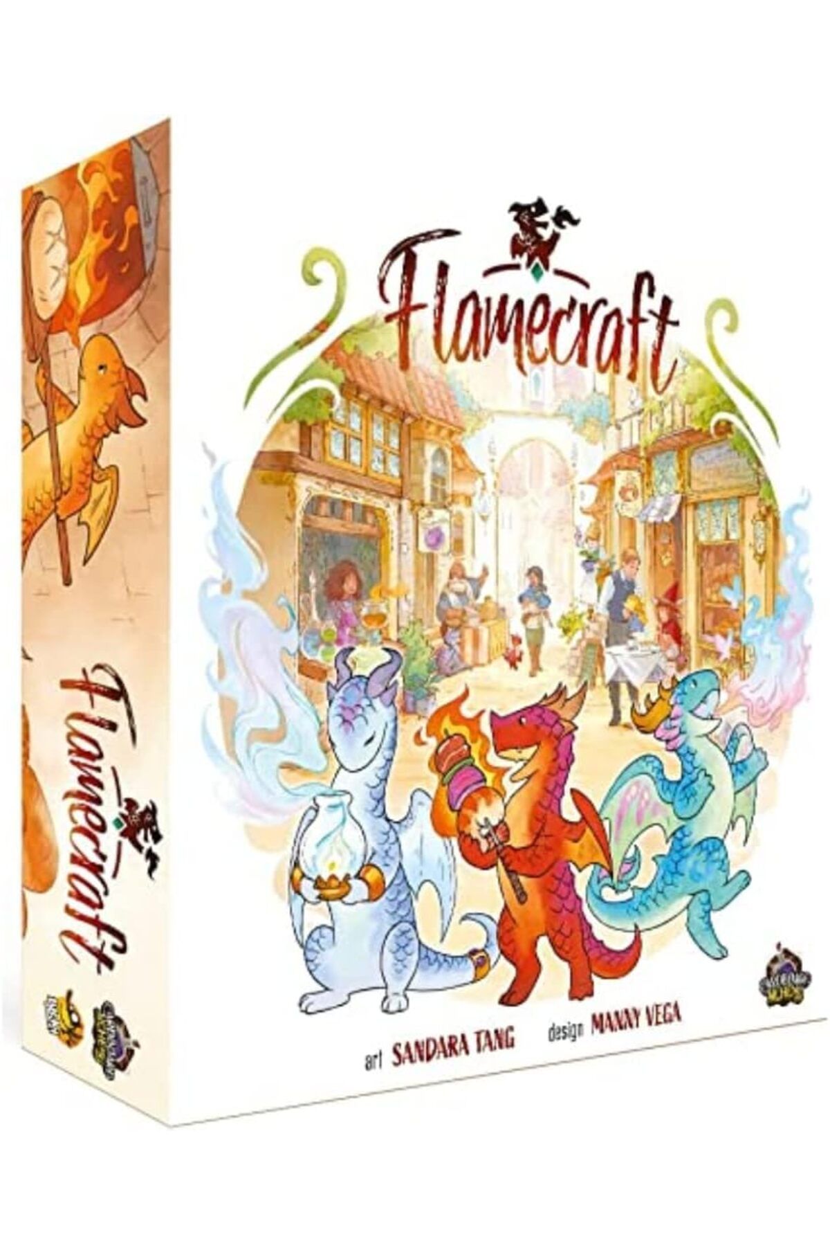 Mu Art Ahşap Mrt Duck Games | Flamecraft | Board Game | Ages 10+ | 1-5 Players | 60 Minutes Playing Time Art 8713