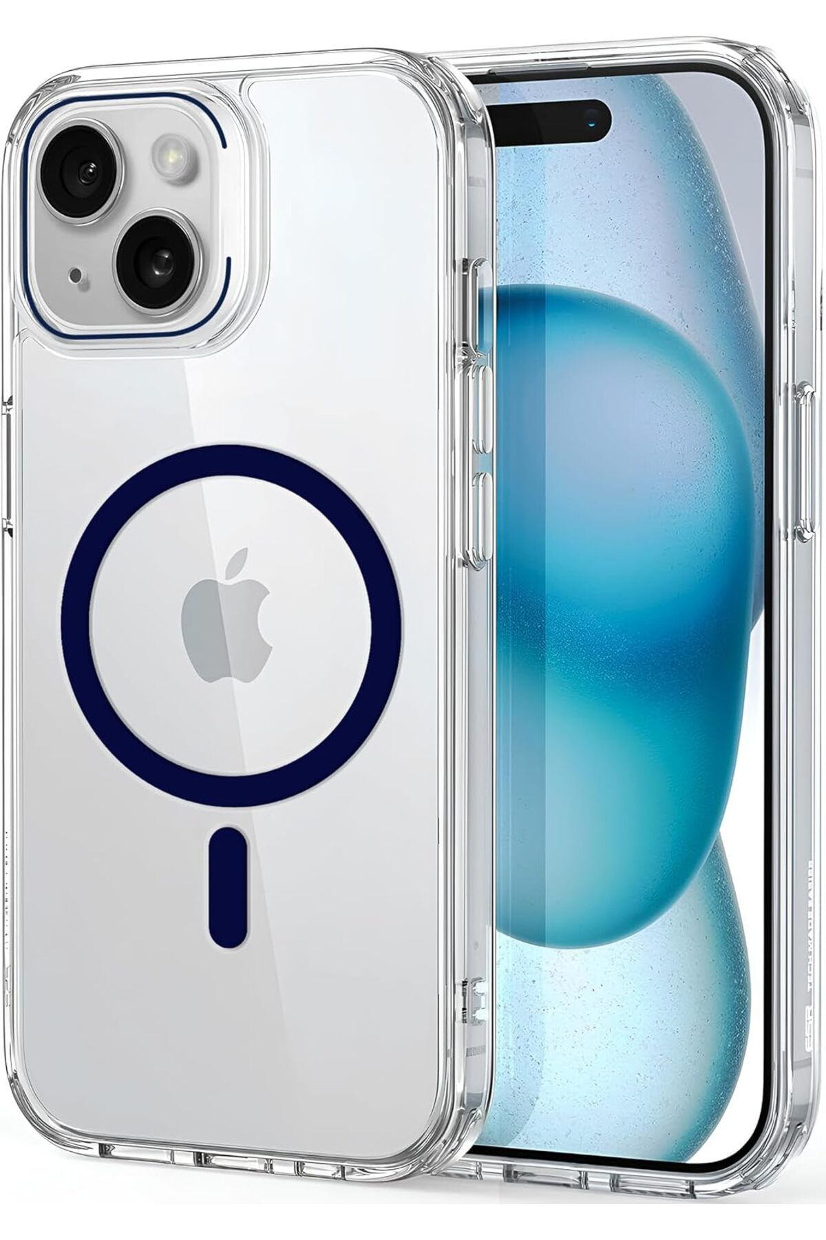 LUXE iphone 15 için Ultimate Serisi Magsafe ile uyumlu Kesinlikle Sararmayan Ultra Şeffaf Kristal Berr