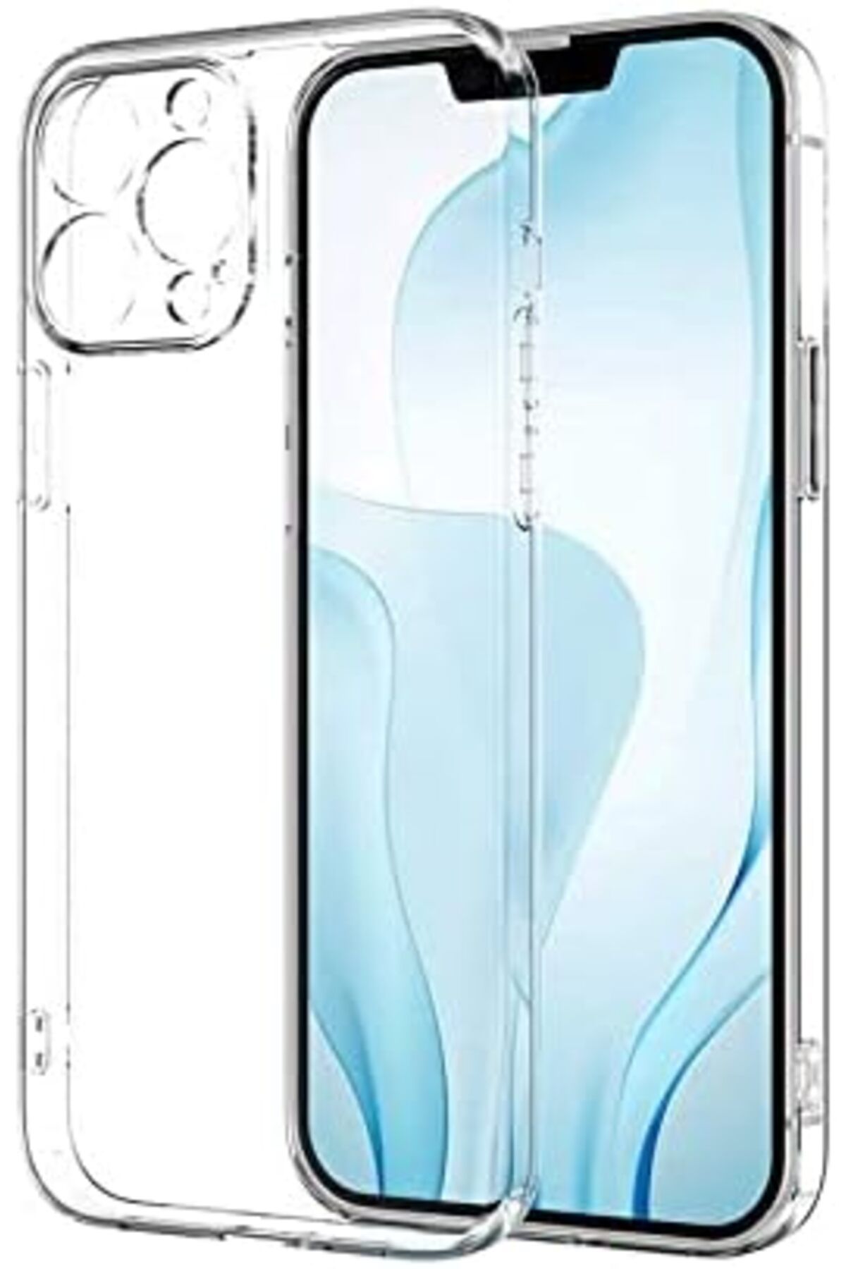 STOREMAX Sbl iPhone 14 Pro Kılıf Şeffaf Kamera Korumalı Silikon SBLShp 1064356