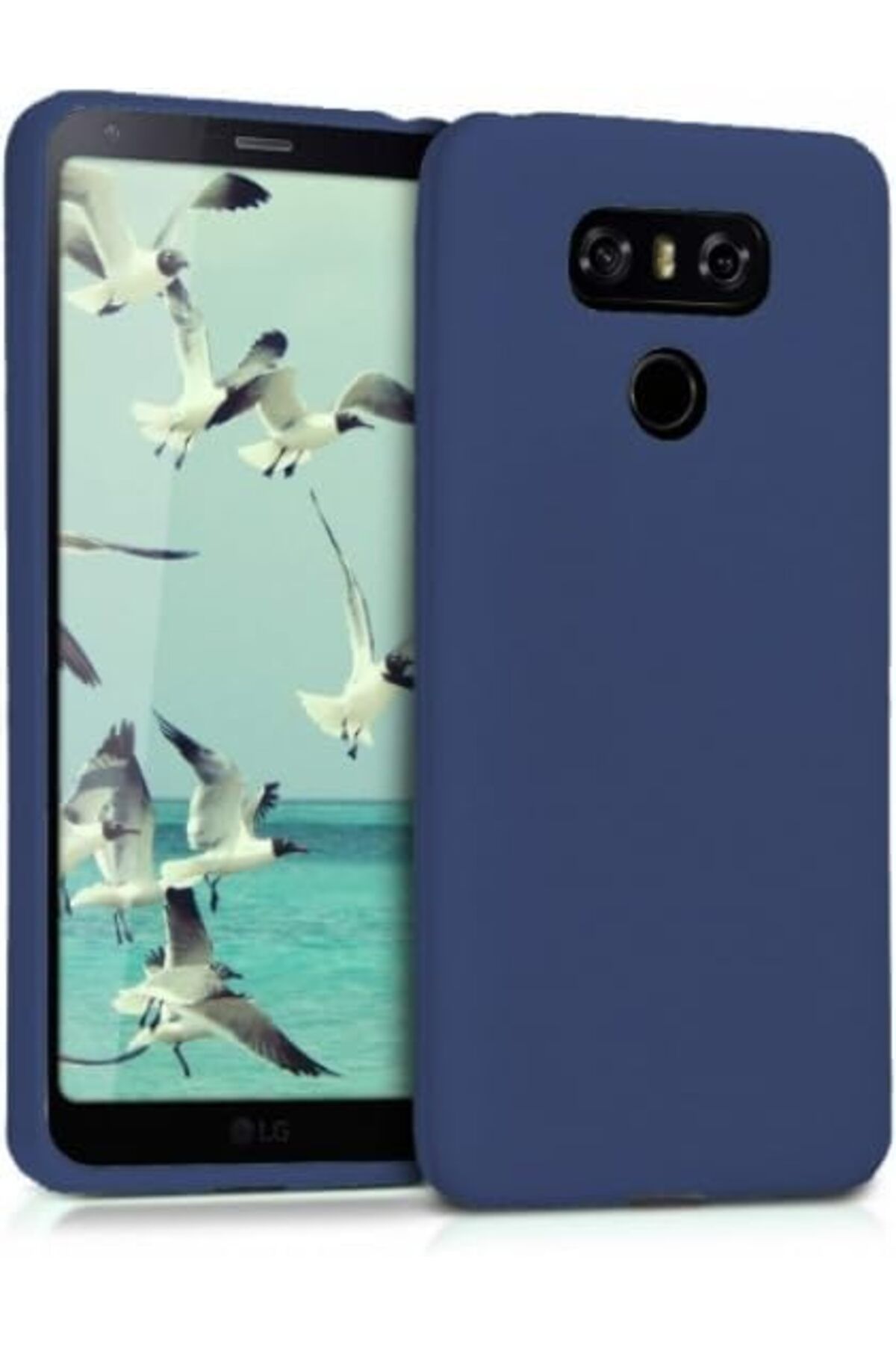 STOREMAX ELZ G5 Uyumlu Sert Rubber Silikon Kılıf (Mavi) FRNTR 1127478