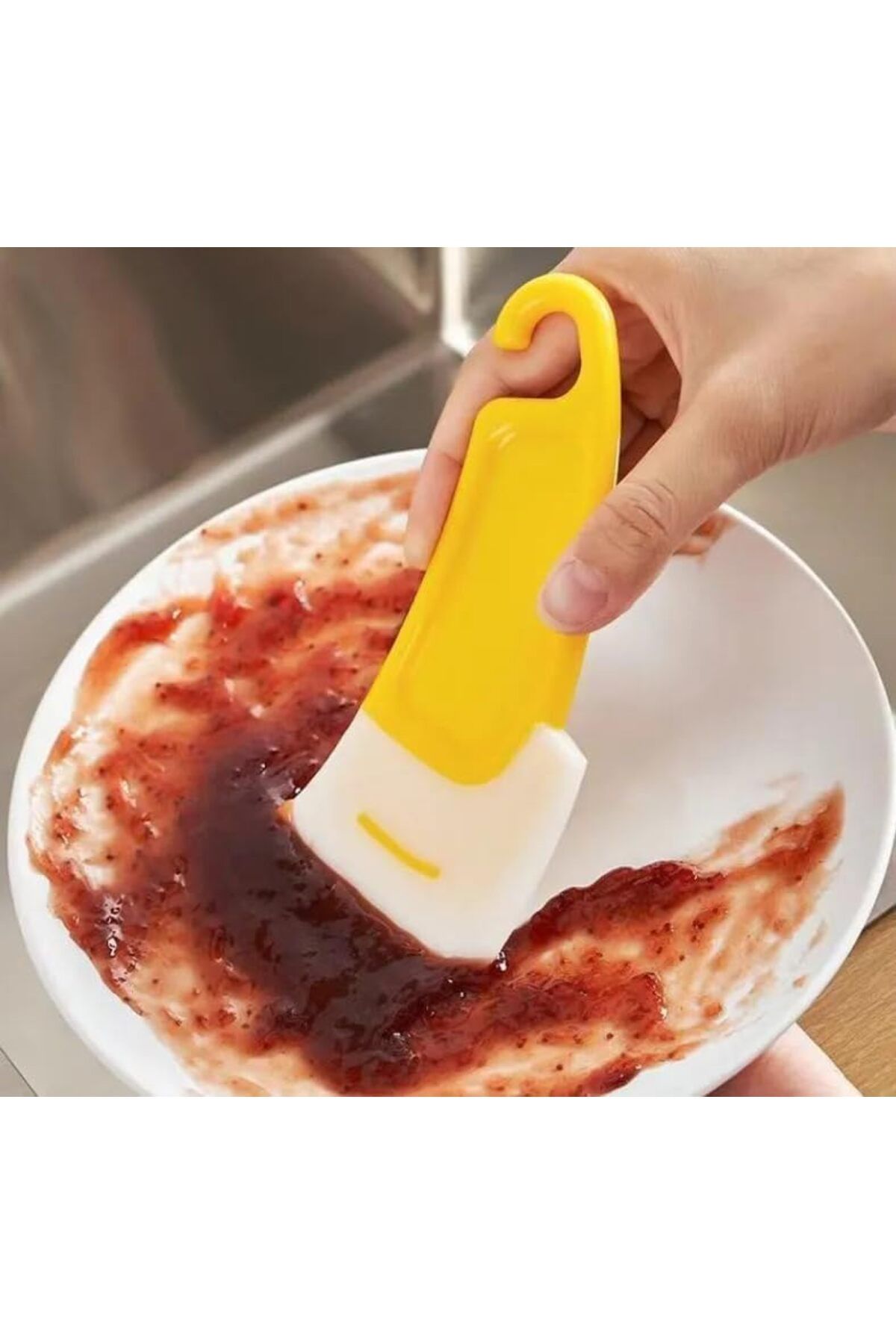 STOREMAX Rom Tava Kazıyıcı Spatula, Mutfak Temizleme Aparatı, Yağ ve Yemek Artığı Temizleyici Romshp