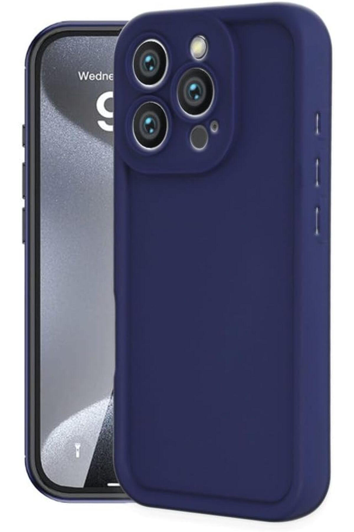 STOREMAX ELZ GİYİM & AKSESUAR iPhone 16 Pro (6.3) inç ile uyumlu Viera Silikon Hafif ve İnce Yapılı