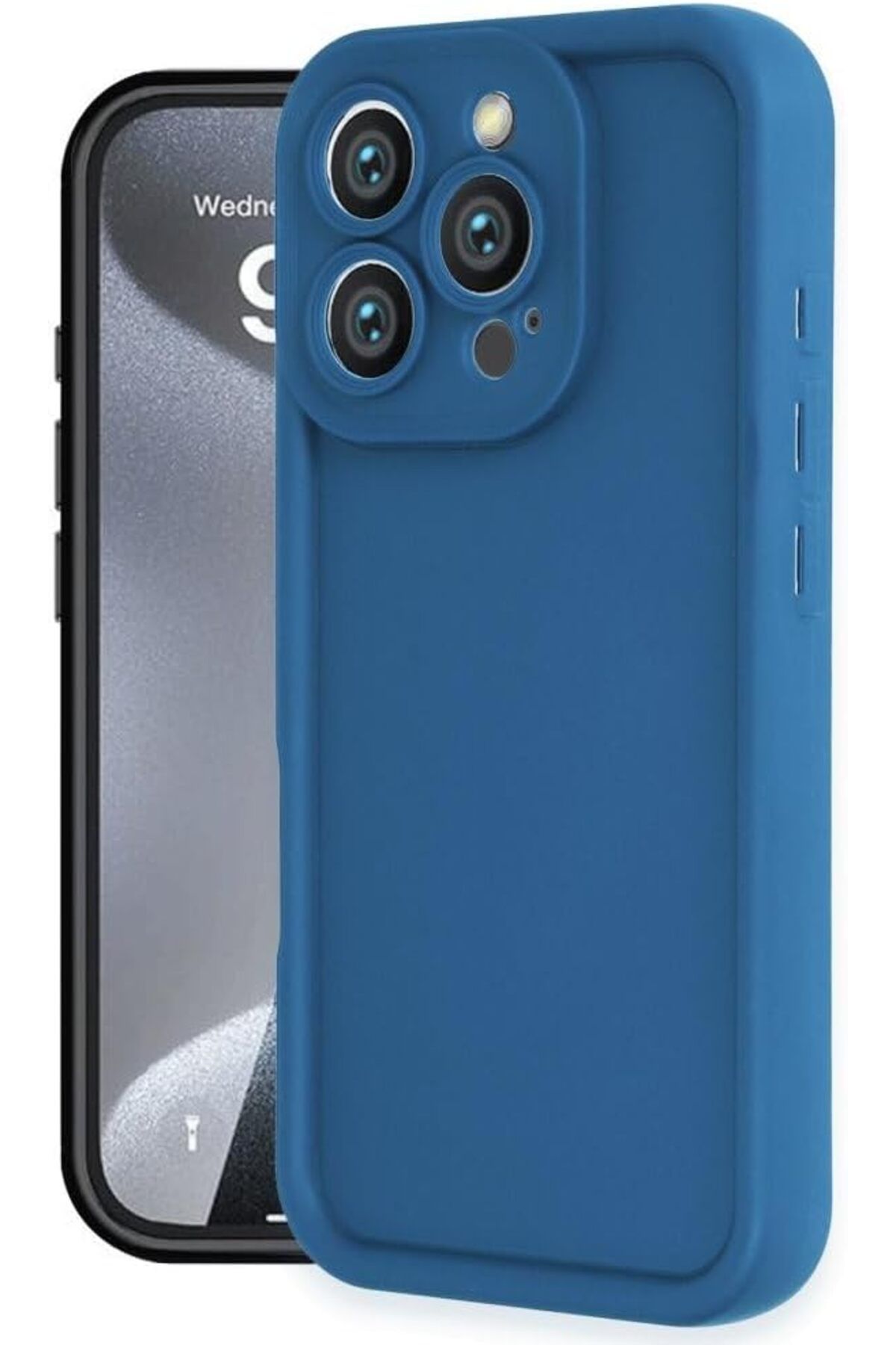 STOREMAX Rom GİYİM & AKSESUAR iPhone 16 Pro (6.3) inç ile uyumlu Viera Silikon Hafif ve İnce Yapılı
