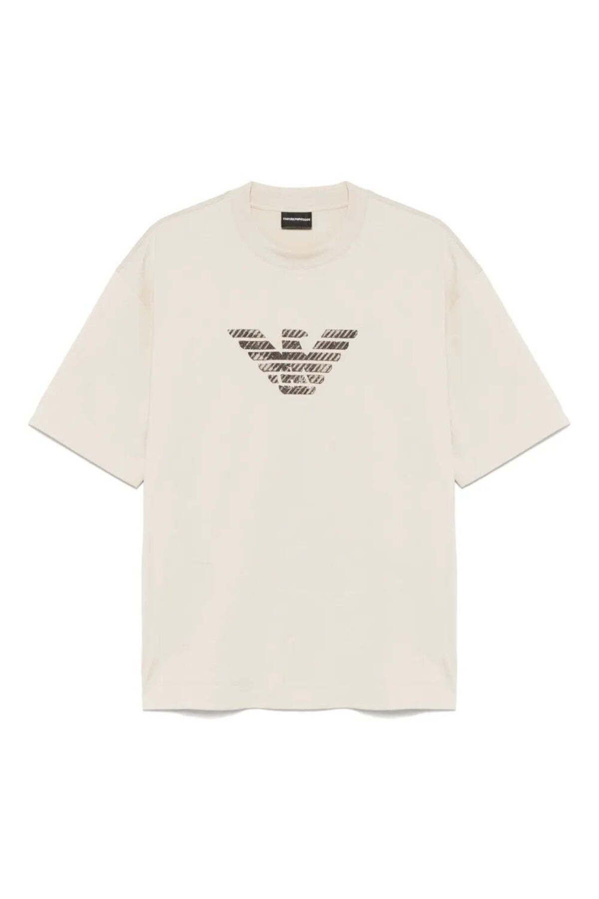 Tシャツ・カットソー EMPORIO ARMANI Men T Shirts EM001026 AF13669M1054 Beige Emporio Armani Deluxe Viscose T-Shirt Sand SM (US 39