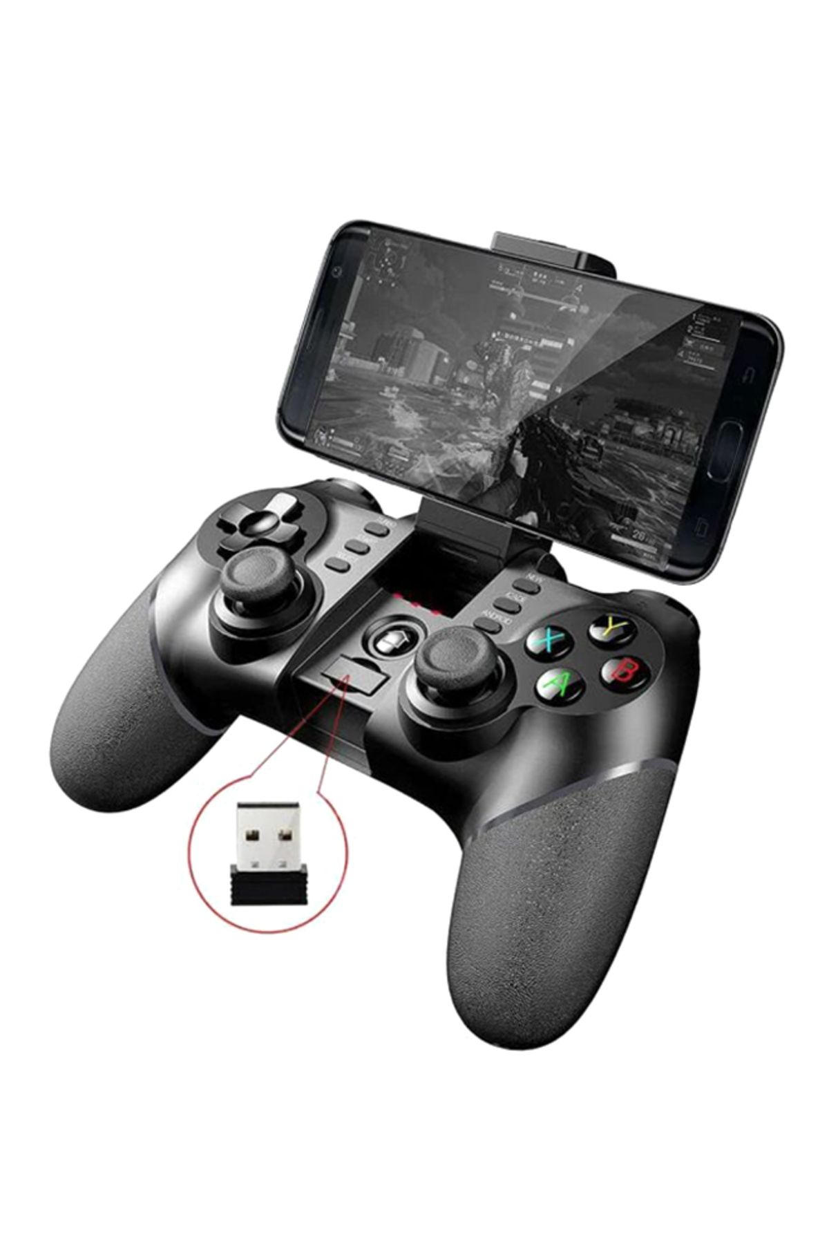 Generic-Bluetooth Game Controller With Bracket For Android/ios - Wireless 4.1 2