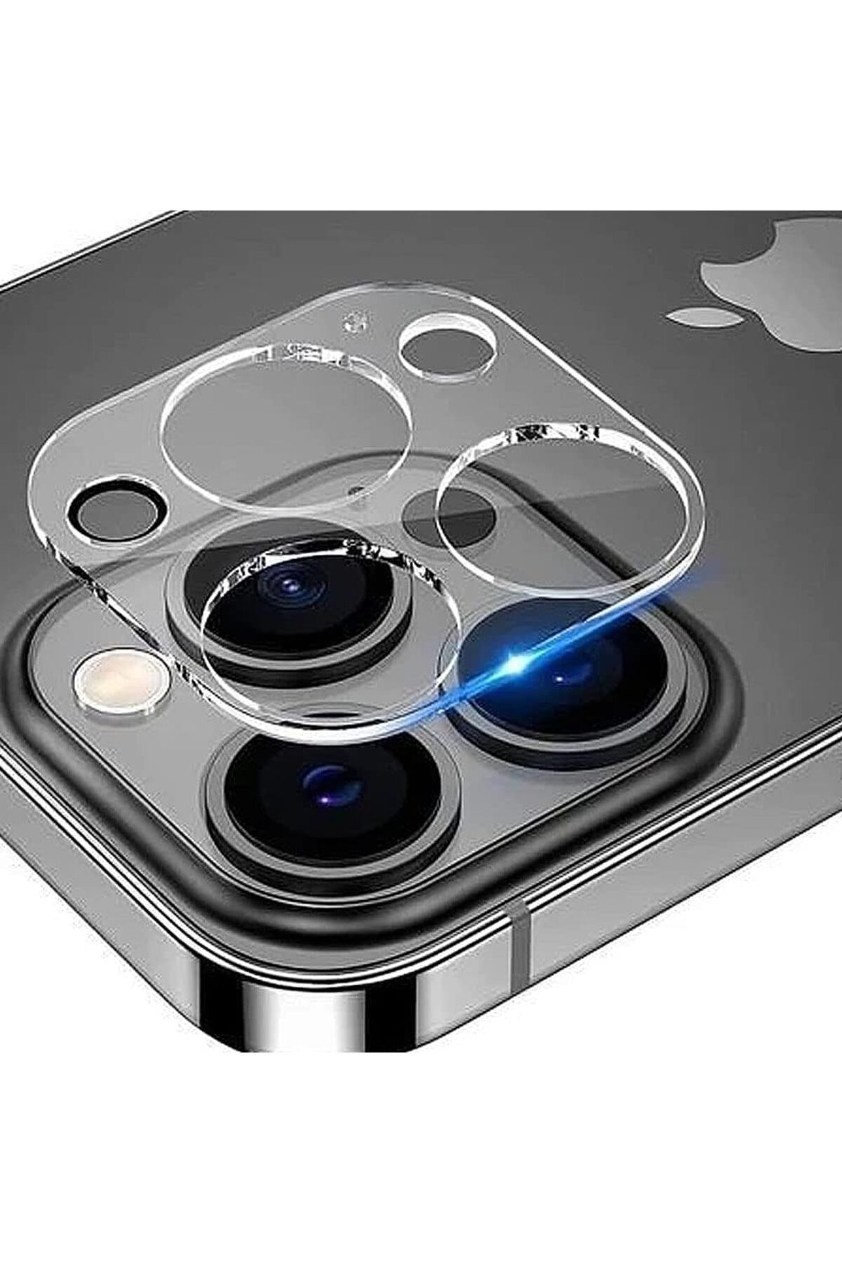 STOREMAX OZN İPhone 14 Pro Max İle Uyumlu Lens Koruyucu Temperli Darbe Ve Çiziklere Dayanıklı Tam Uyumlu