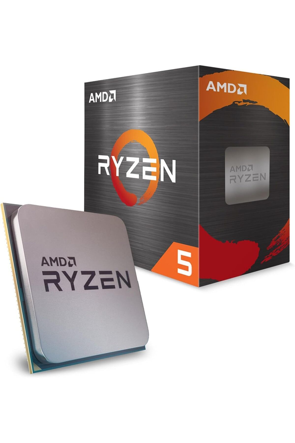 Mu Art Ahşap Mrt Wraith Stealth Fanlı Ryzen 5 5600 - (Soket AM4/6 Çekirdek -12 İplik/Min Frekans 3.5GHZ - Boos
