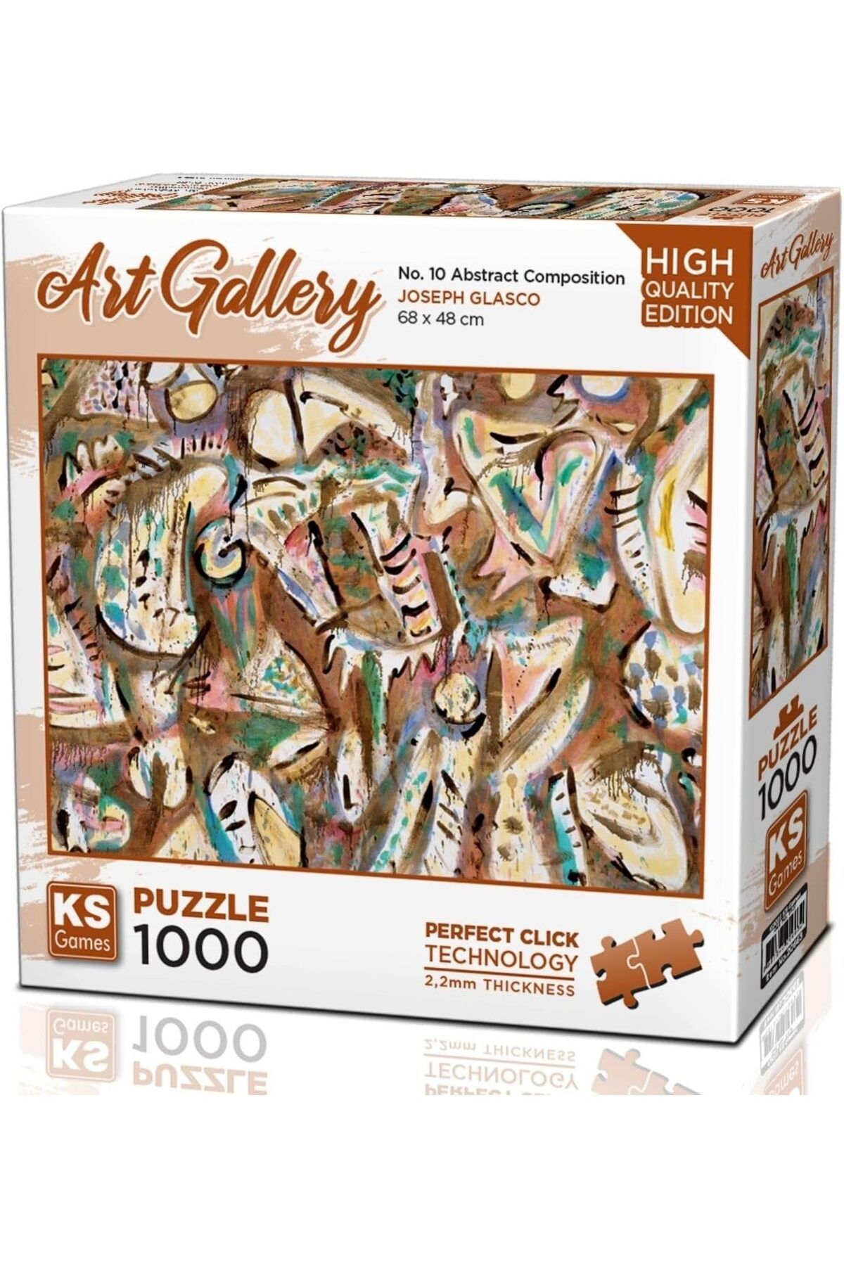 STOREMAX Games 1000 Parça No.10 Abstract Composition Puzzle FxYM 1126906