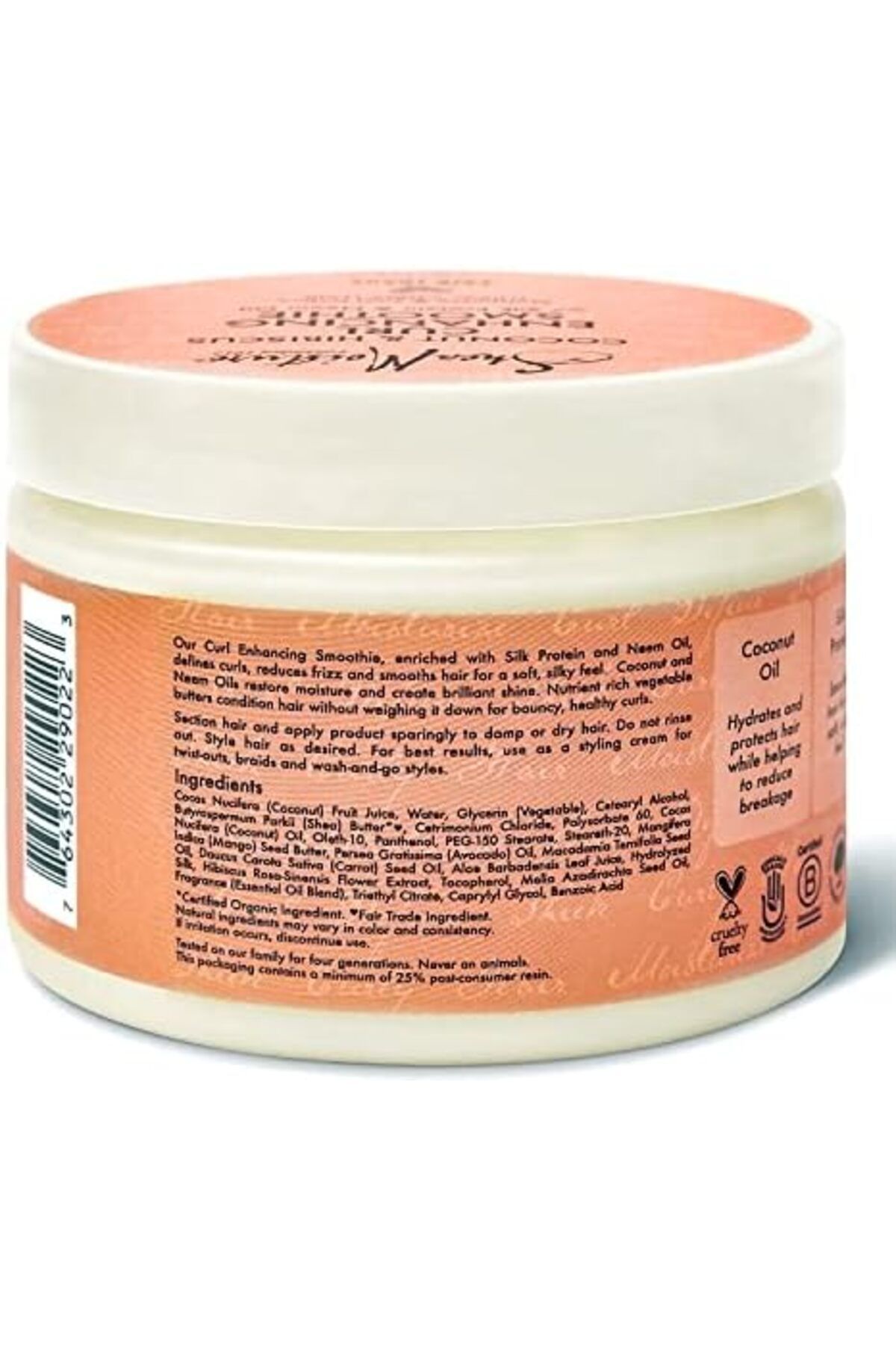 Shea Moisture-Coconut & Hibiscus Curl Enhancing Smoothie 12 Oz, Pack Of 3 4