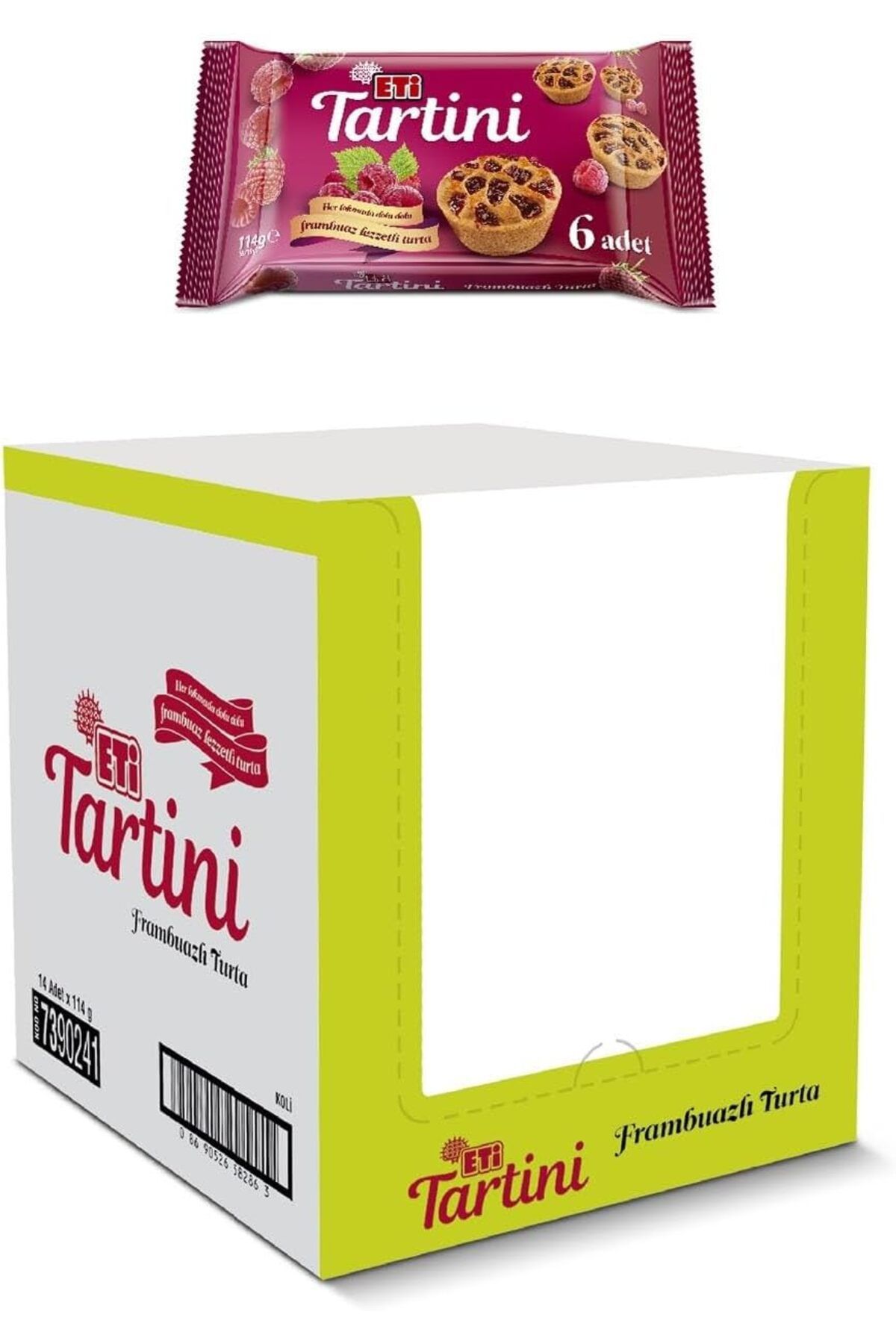 STOREMAX Rom Tartini Frambuazlı Turta 114 g x 14 Adet Romshp 1067323