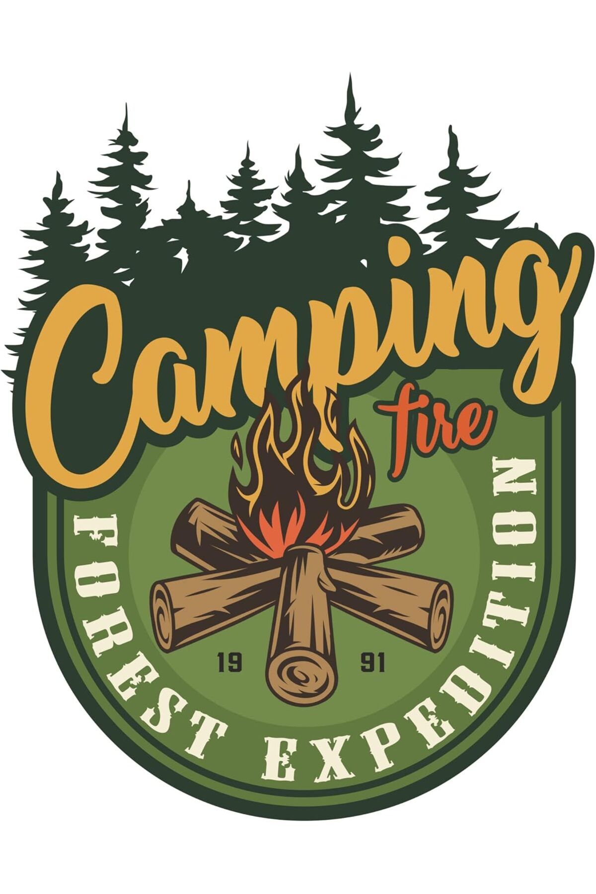 LUXE Aksesuar Off Road Camping Offroad 4x4 Sticker Ateş Fire 14 x 11 cm LXSHP 1055529