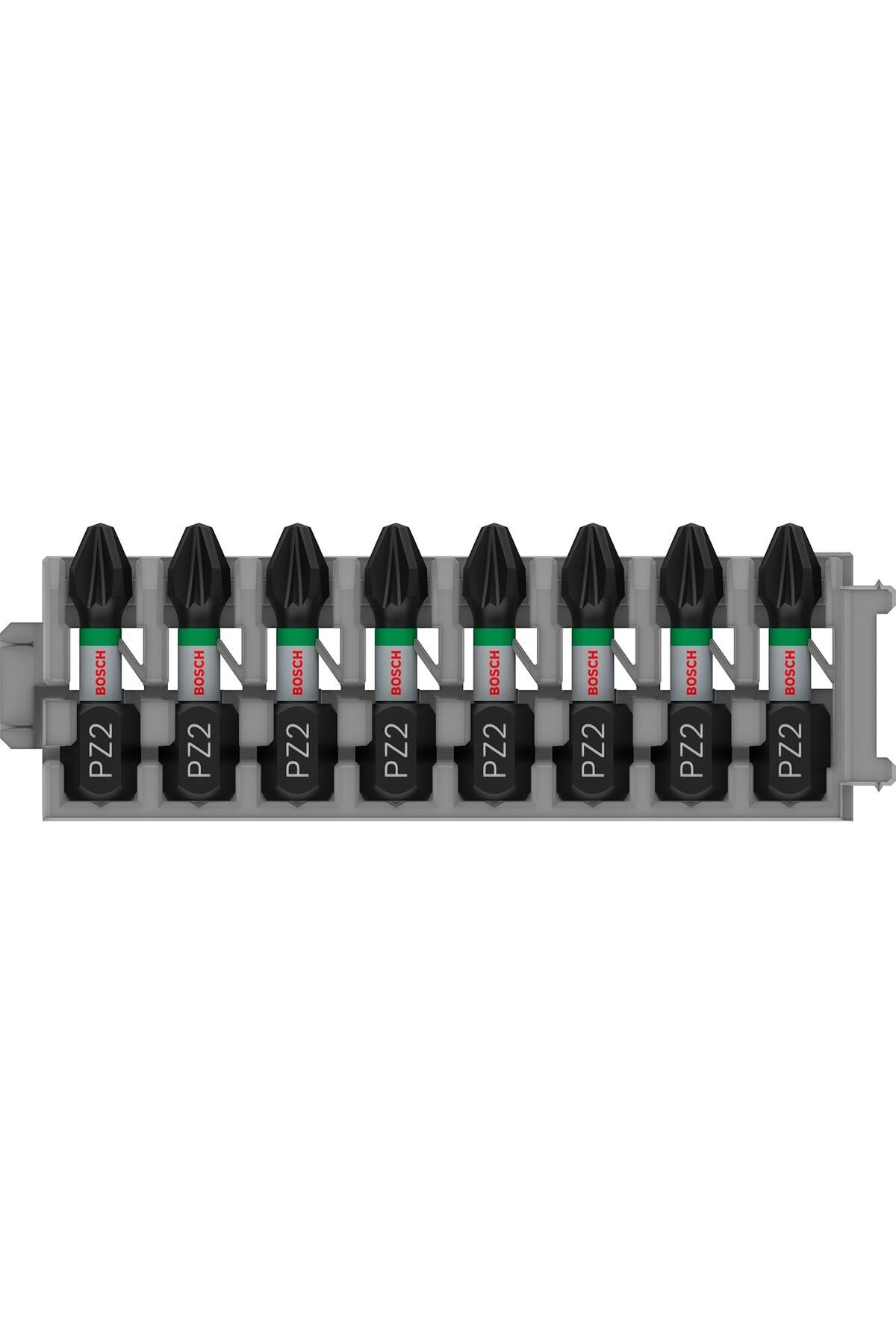 LUXE Professional Accessories 8tlg. Schrauber Bit Set Kreuzschlitz (Impact Control, PZ2 Bits, Länge 25