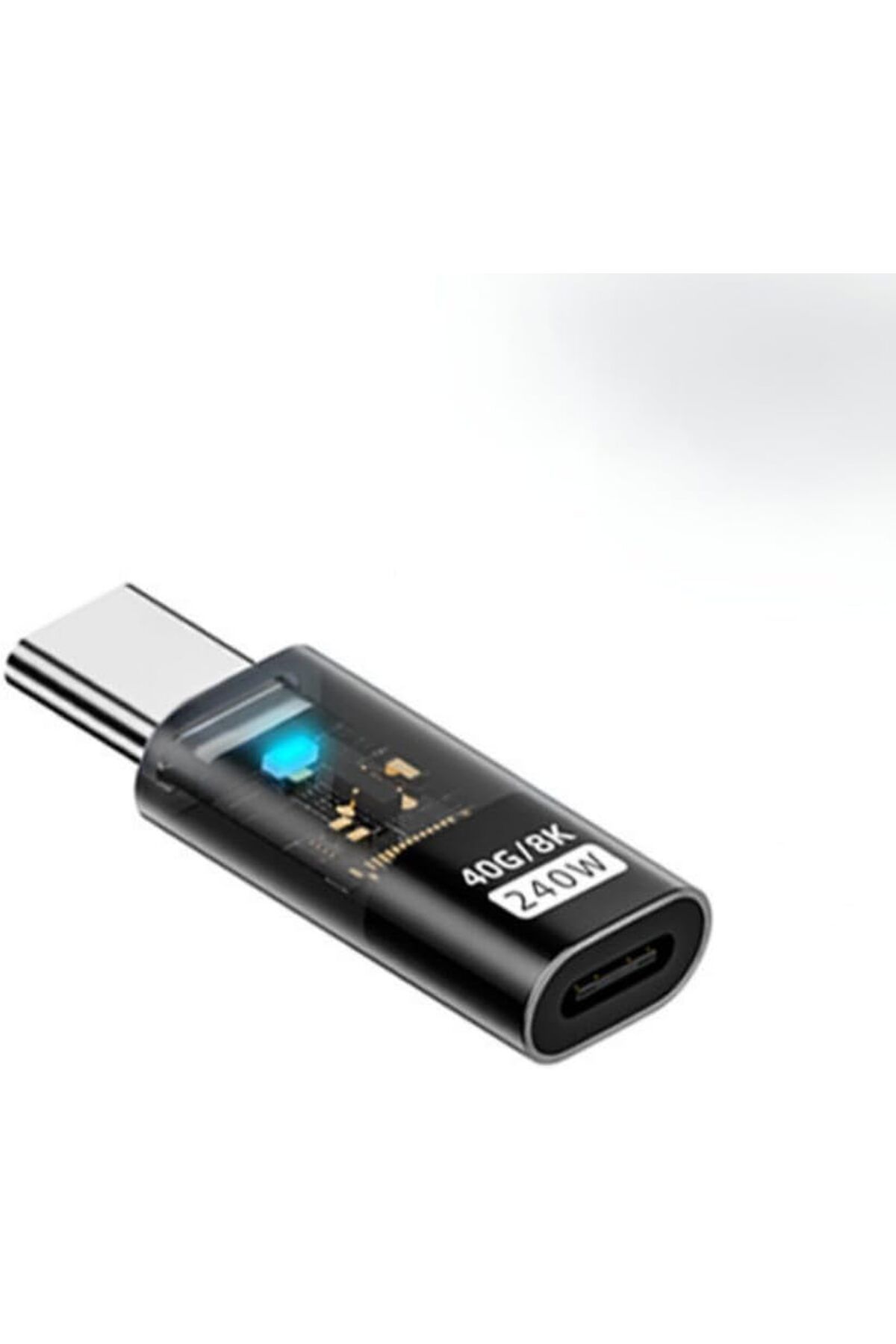 STOREMAX Ezg Type C to Type C USB3.2 240W 40Gbps 8K Hızlı Şarj Veri ve Görüntü Aktarımı Çevirici Ada