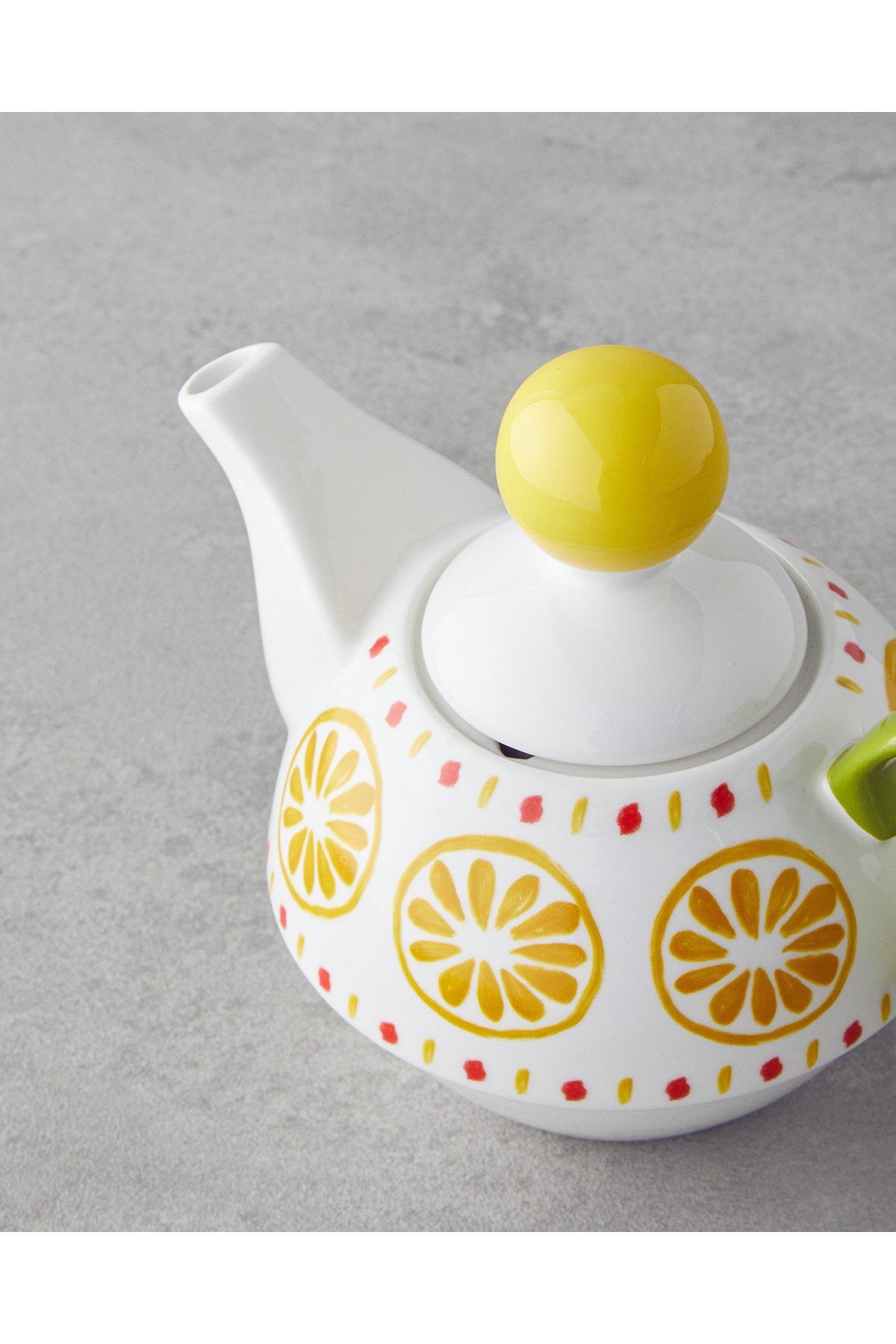 English Home-Lemon New Bone China Teapot 400 ml Yellow 3