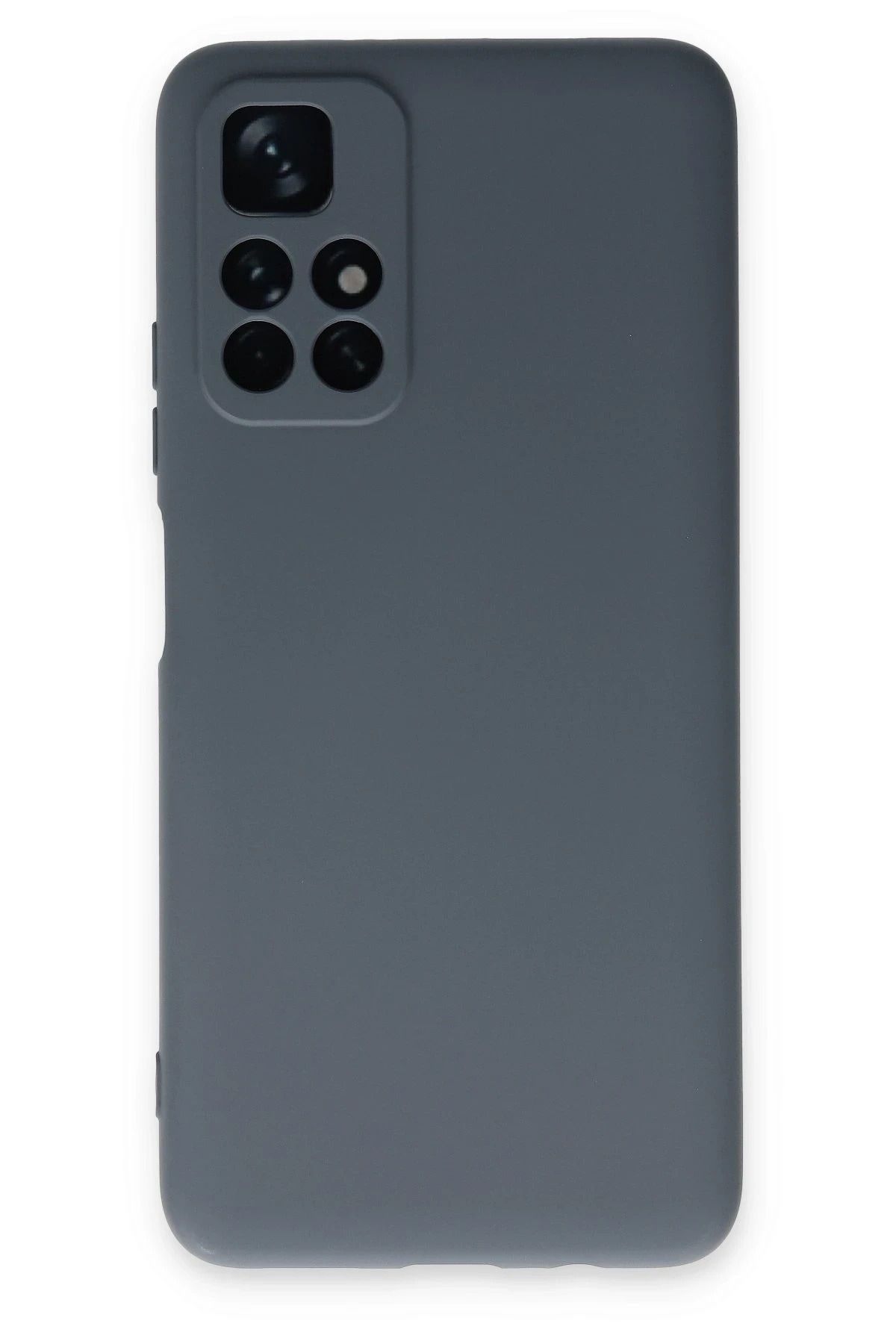 NewFace Xiaomi Redmi Note 11T Kılıf Nano içi Kadife Silikon - Gri INSLM