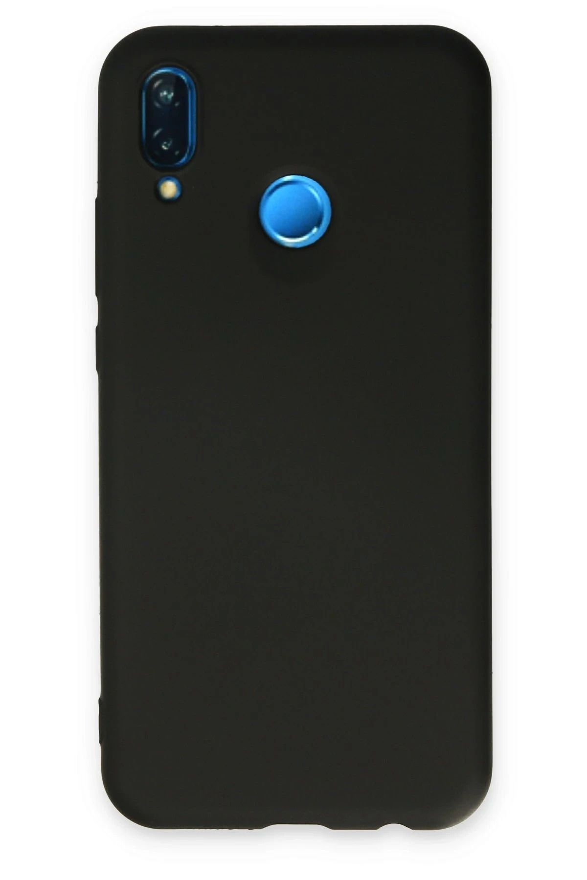 NewFace Huawei P20 Lite Kılıf Nano içi Kadife Silikon - Siyah JOJUA