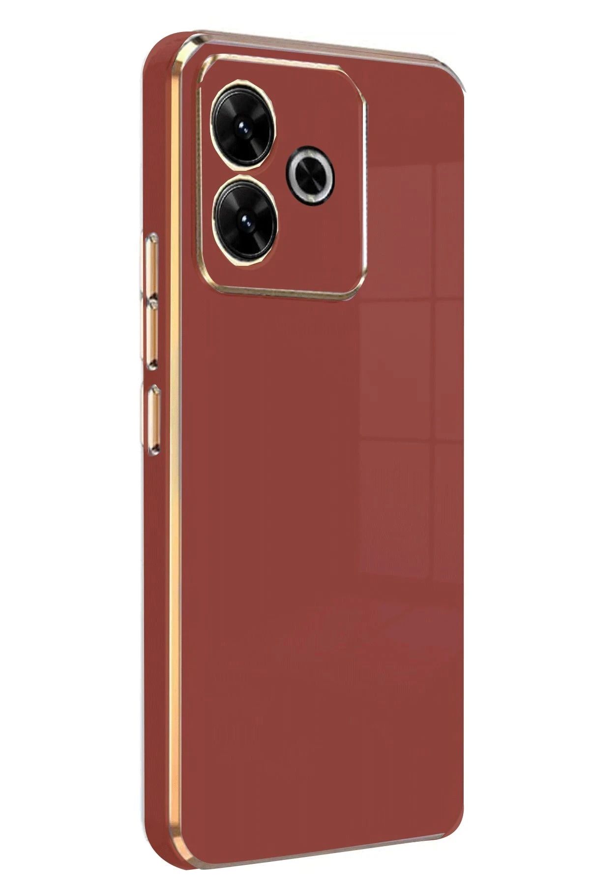 NewFace Xiaomi Redmi 13 4G Kılıf Volet Silikon - Kırmızı HNZRN