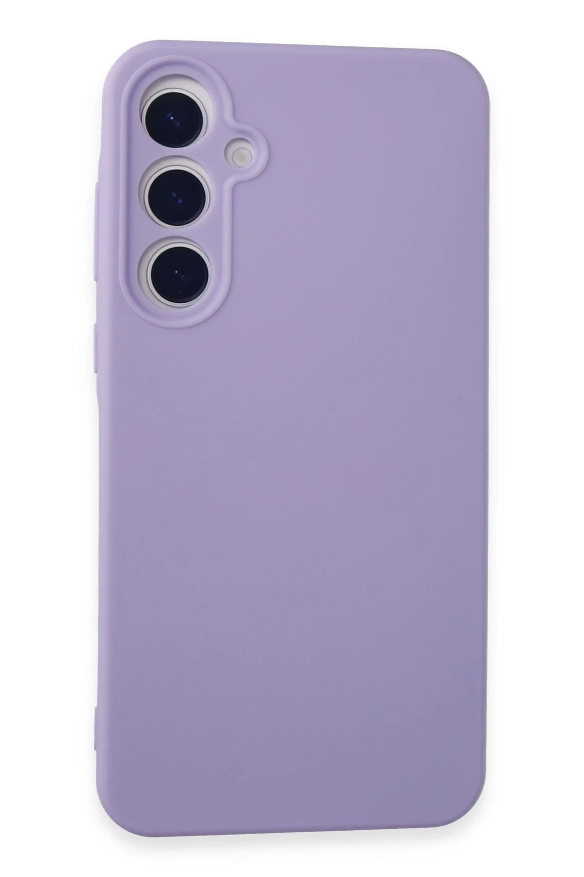NewFace Galaxy A55 5G Uyumlu Kılıf Nano içi Kadife Silikon - Lila