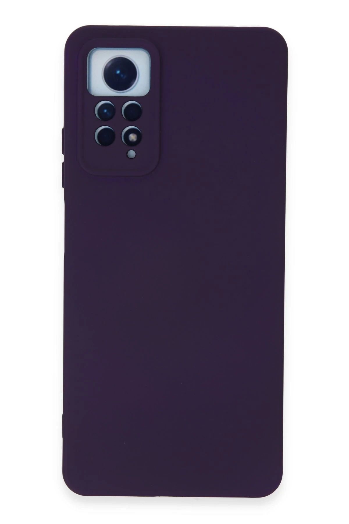 NewFace Xiaomi Redmi Note 12 Pro 4G Kılıf Nano içi Kadife Silikon - Mor YNSMR